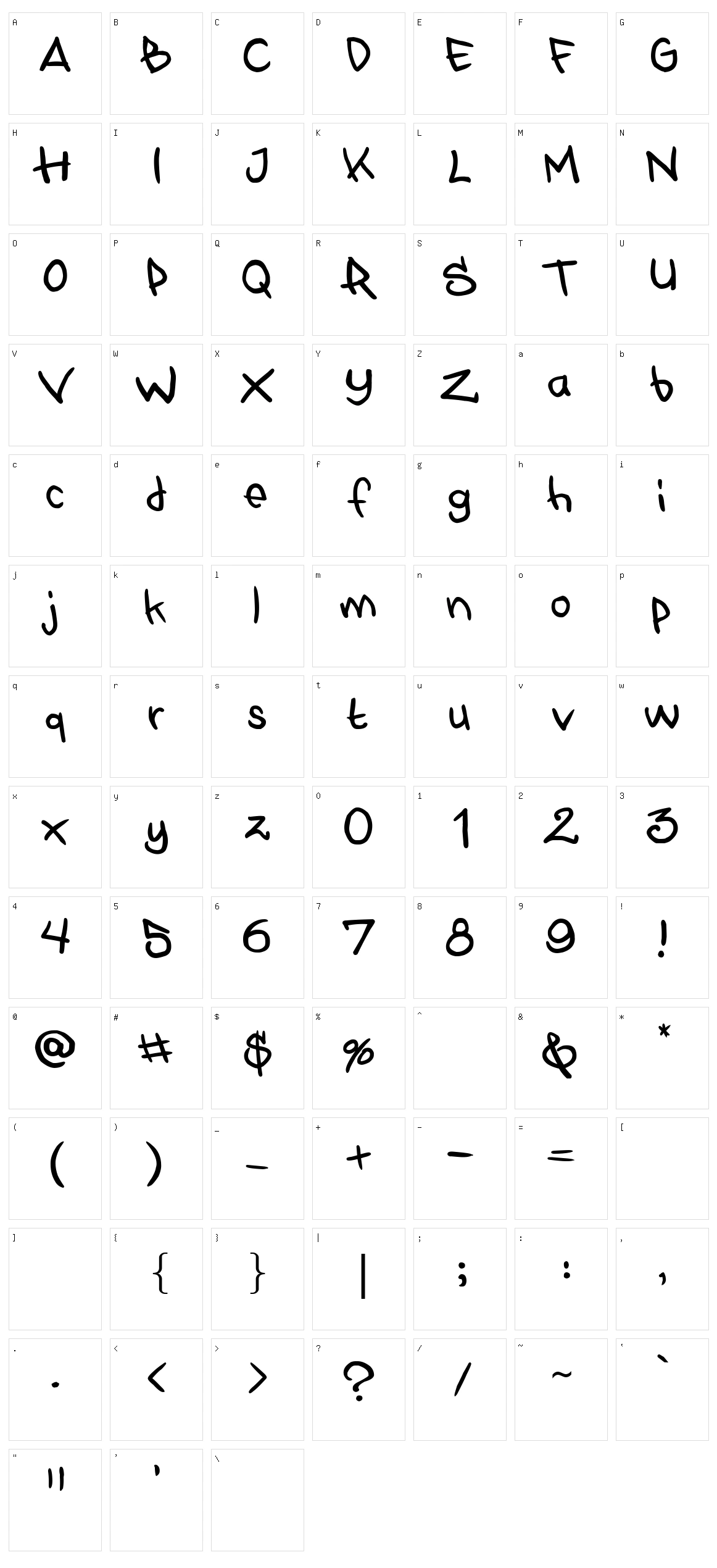 Stylewars 2011 Character Set