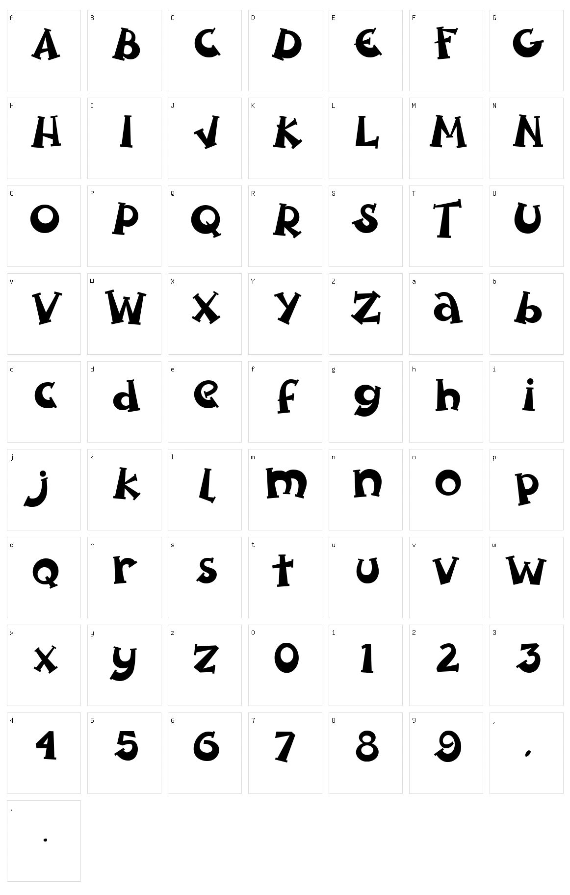 Spooky Pumpkin Character Set