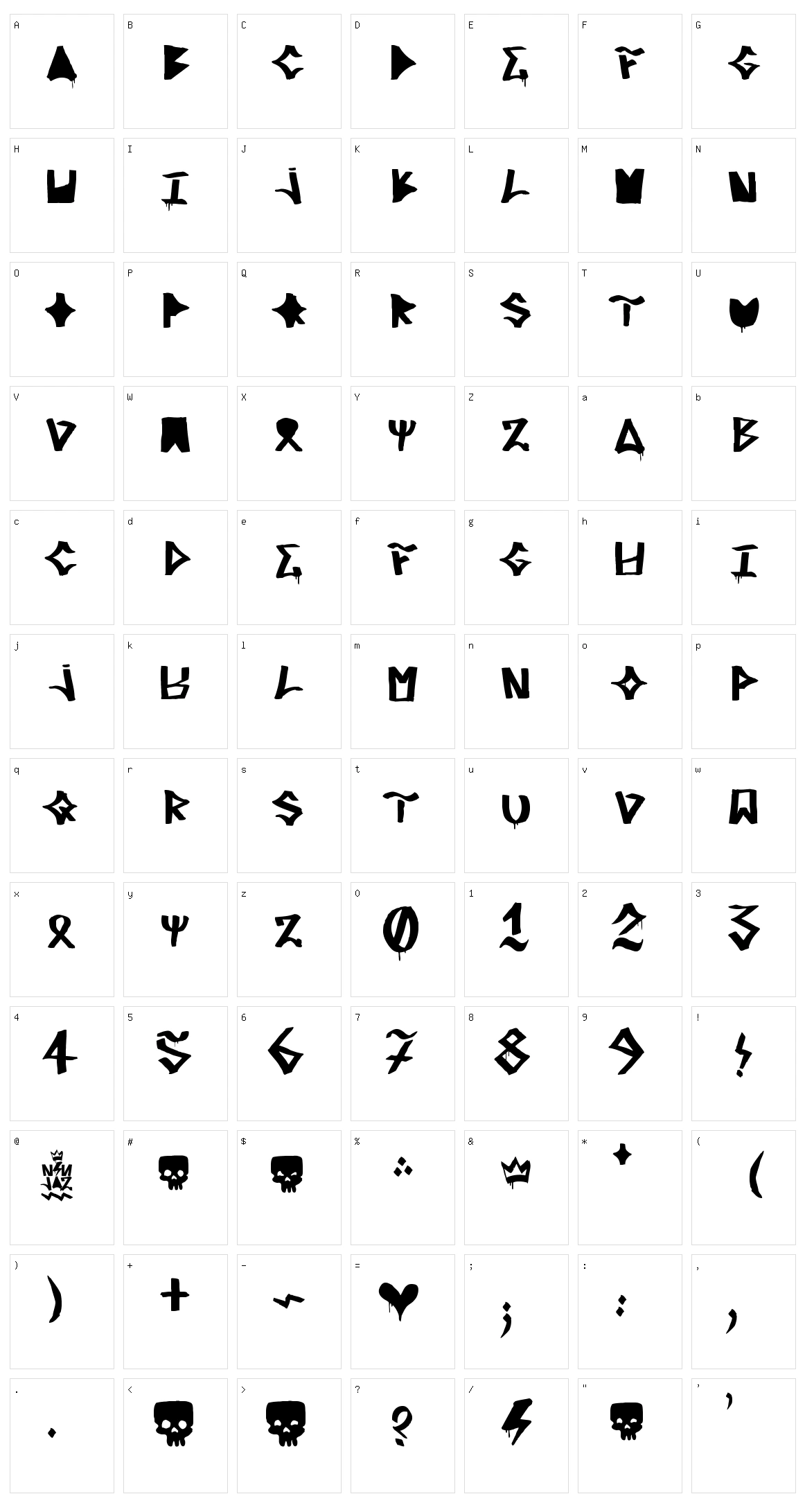 Rifredi Rude Boy Character Set