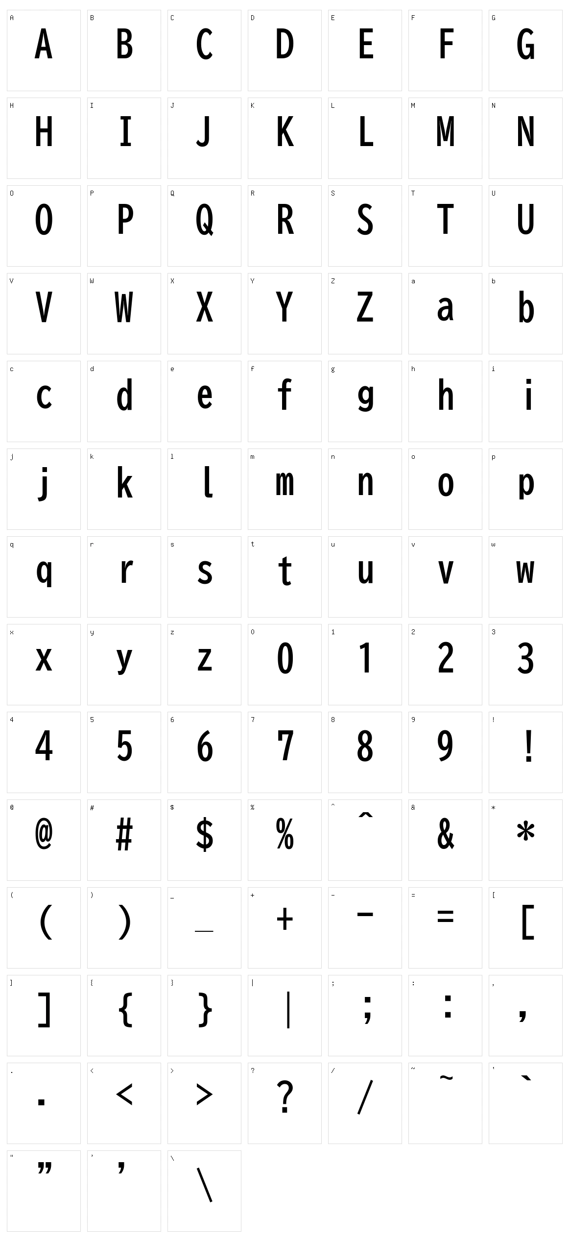 Biz udgothic Character Set