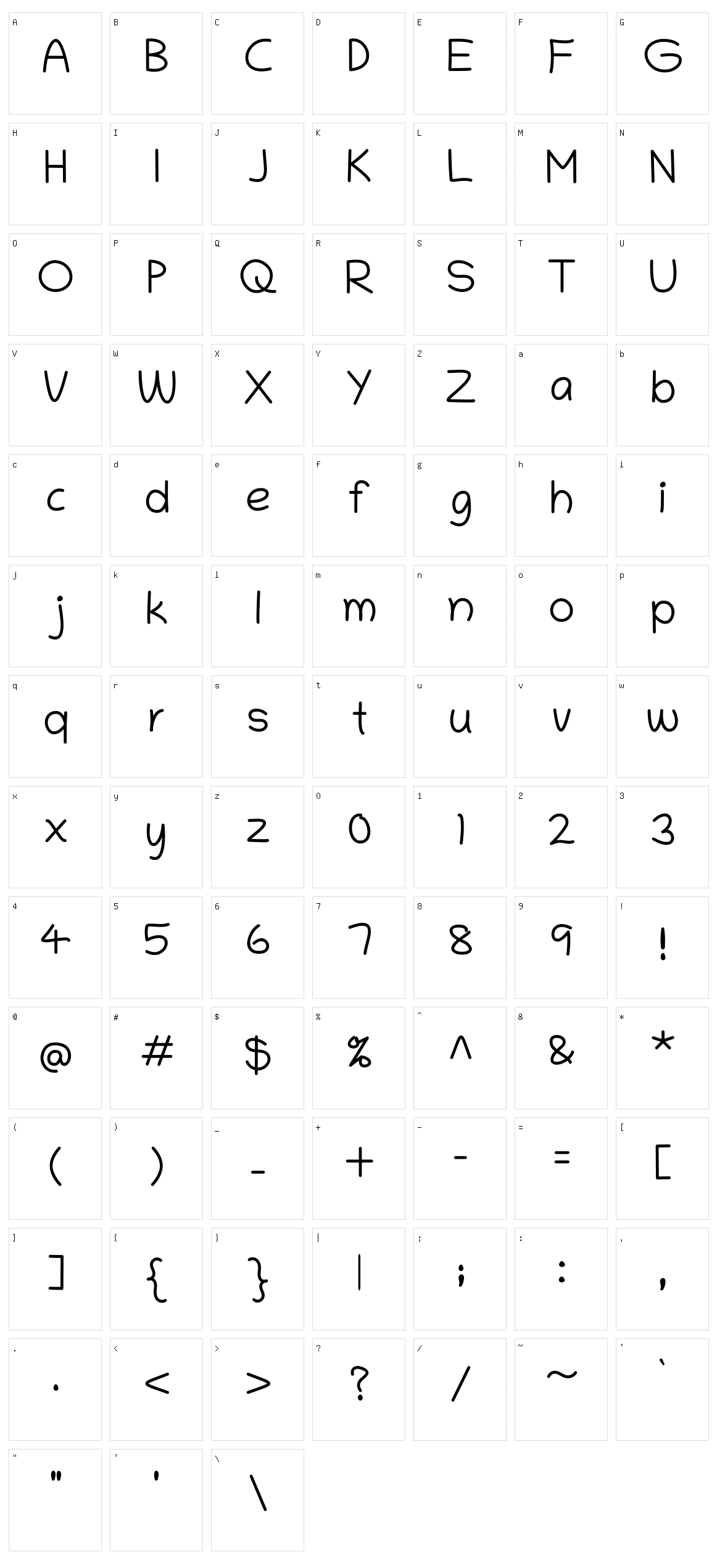 Chilanka Character Set