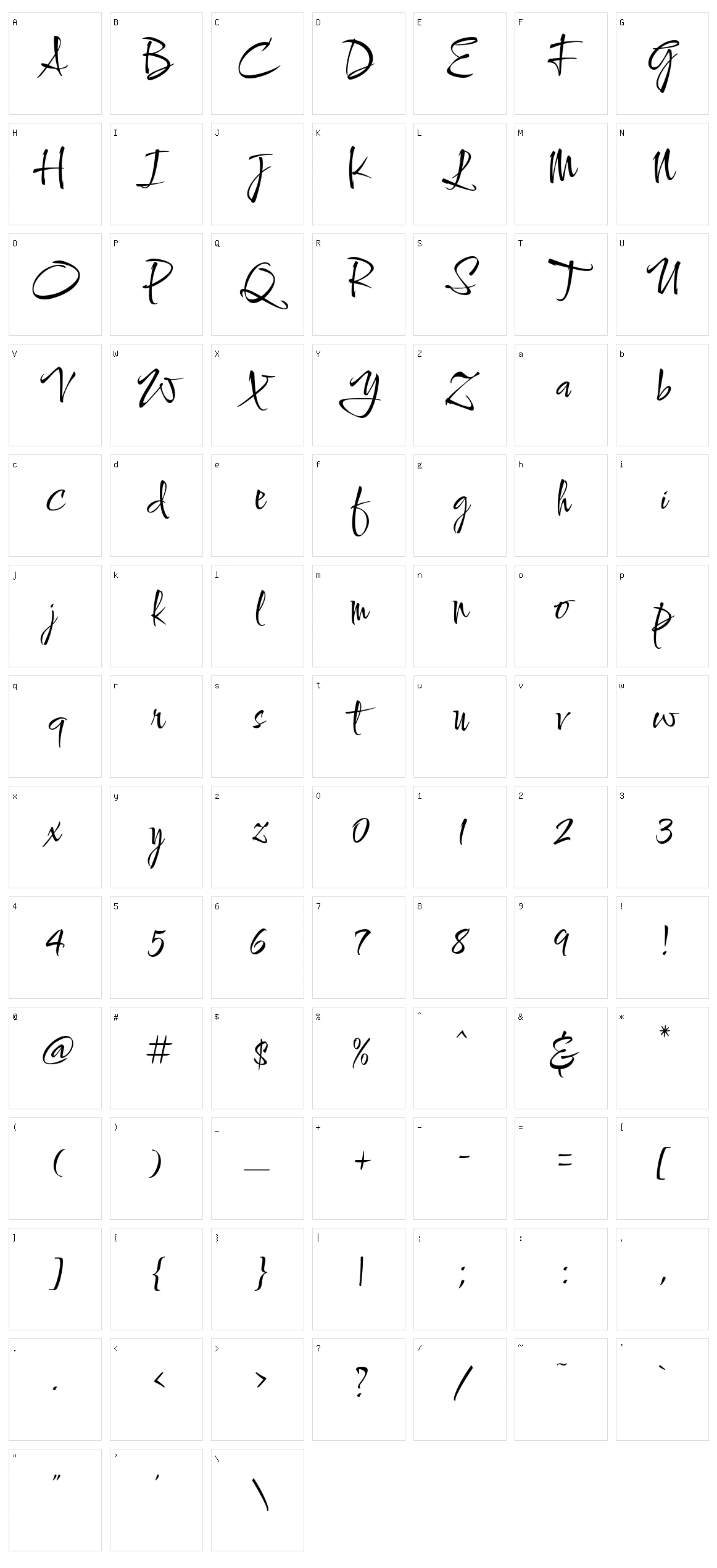 Comforter Character Set