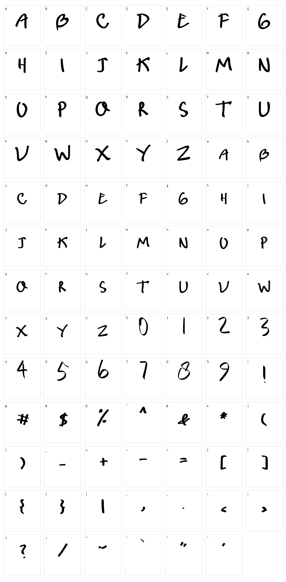 Nin Kid Character Set
