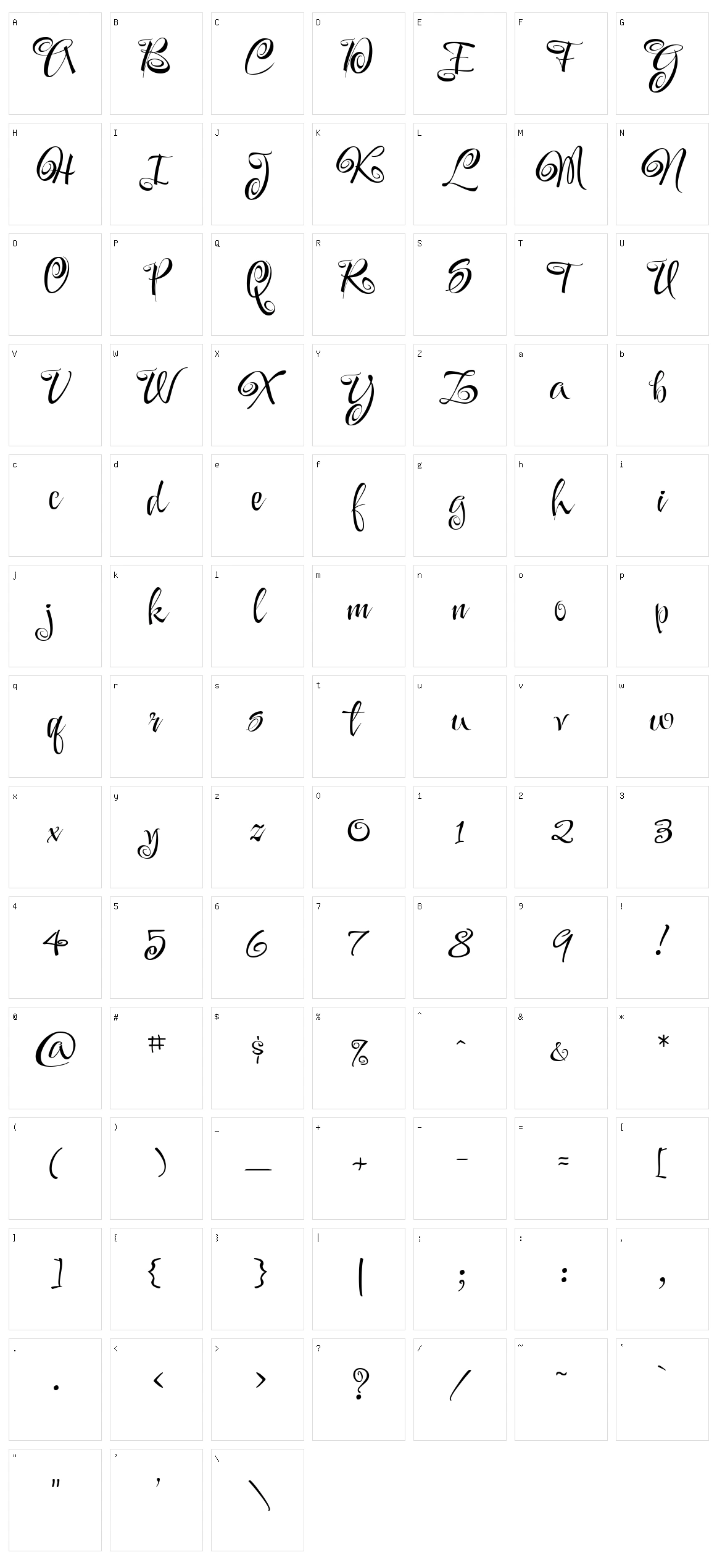 Festive Character Set