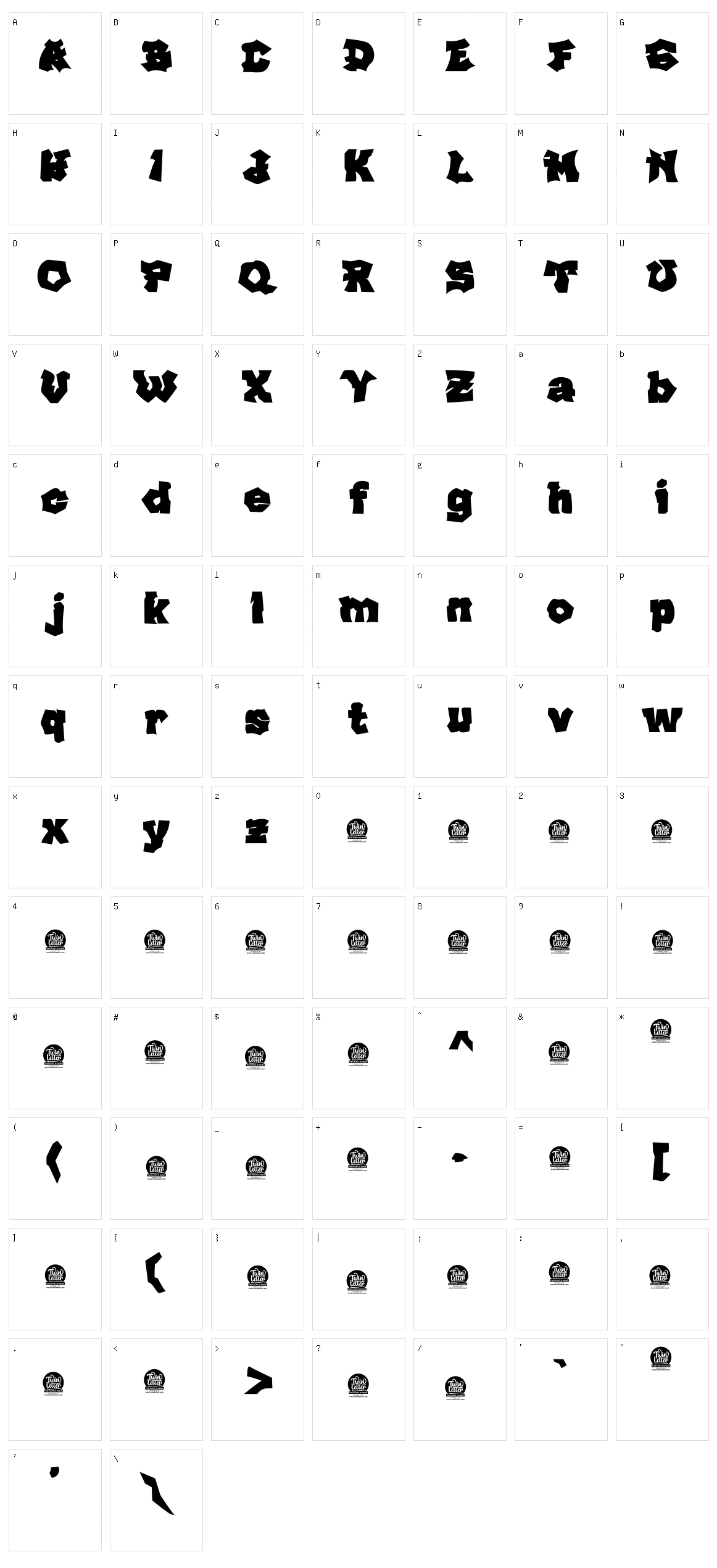 Sambar Character Set