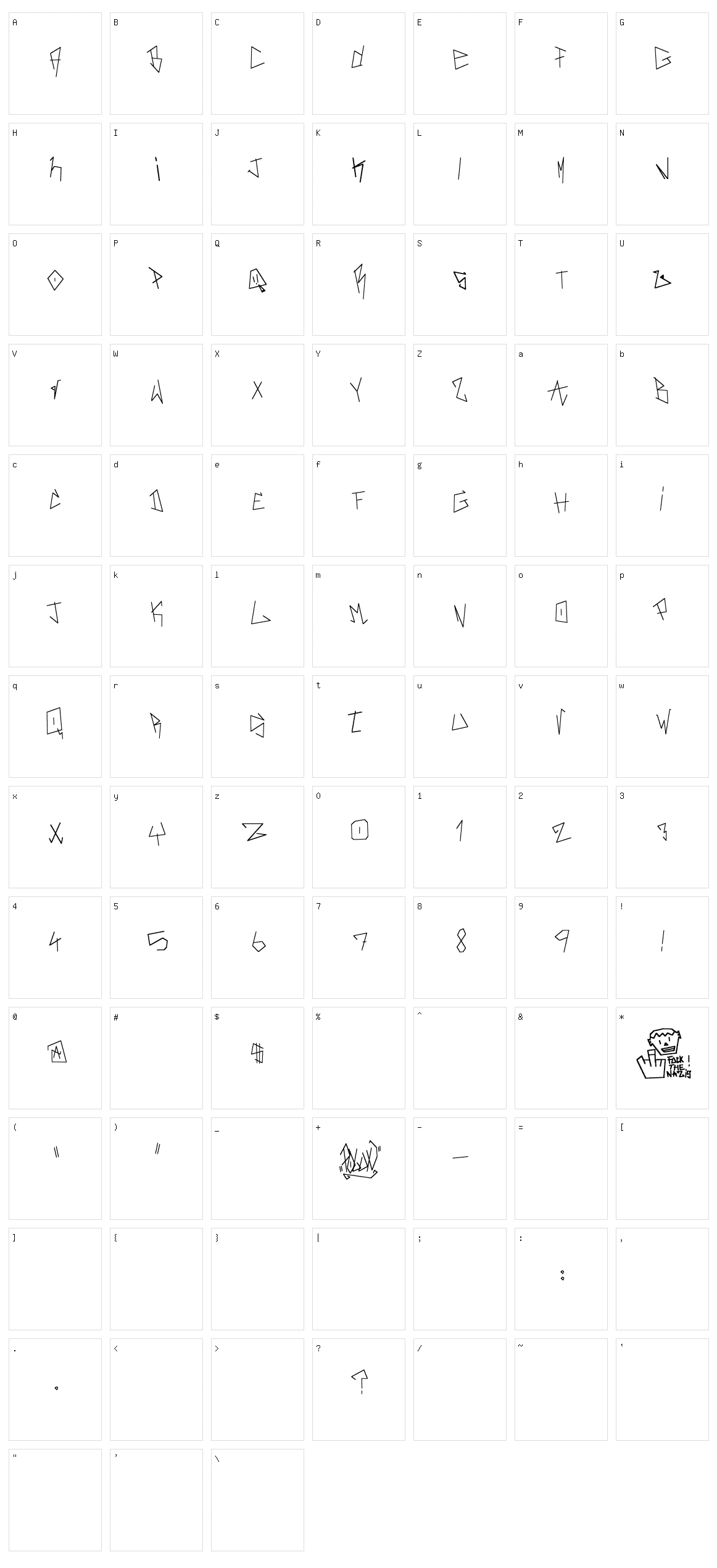 Real Breakerz Character Set