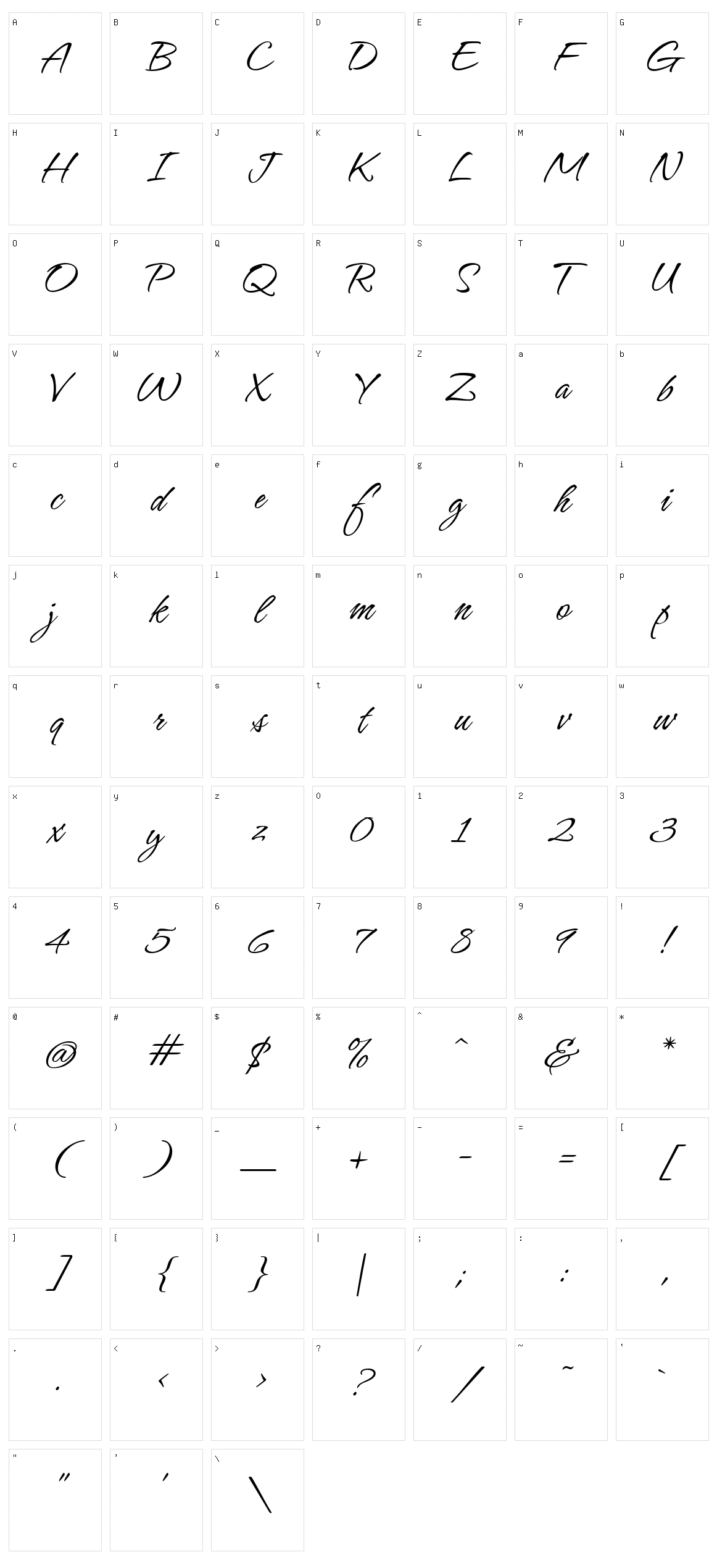 Hurricane Character Set