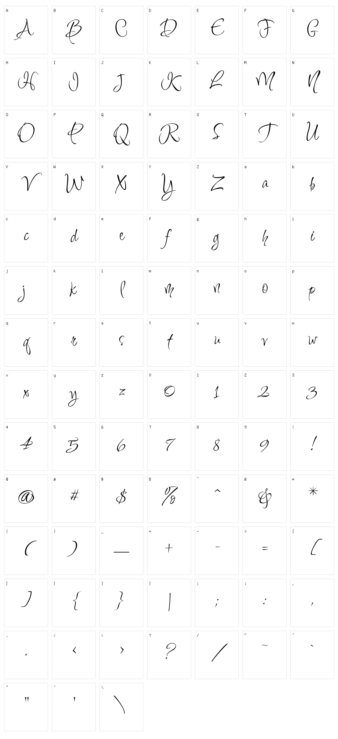 Inspiration Character Set