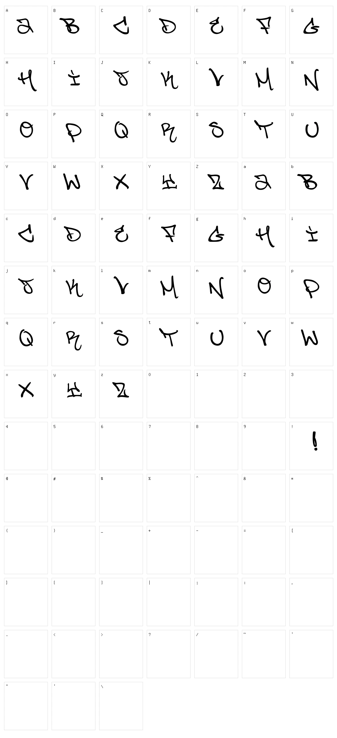 Jo's Styles Character Set