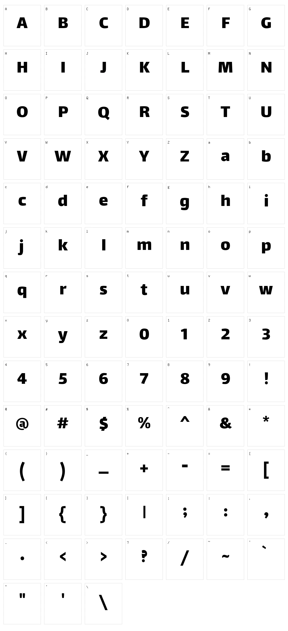 Lalezar Character Set