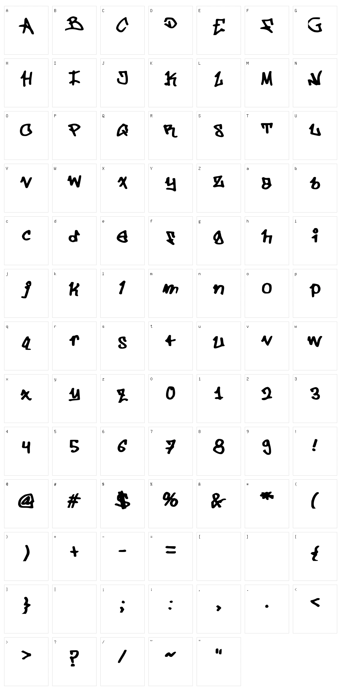 City Life Character Set