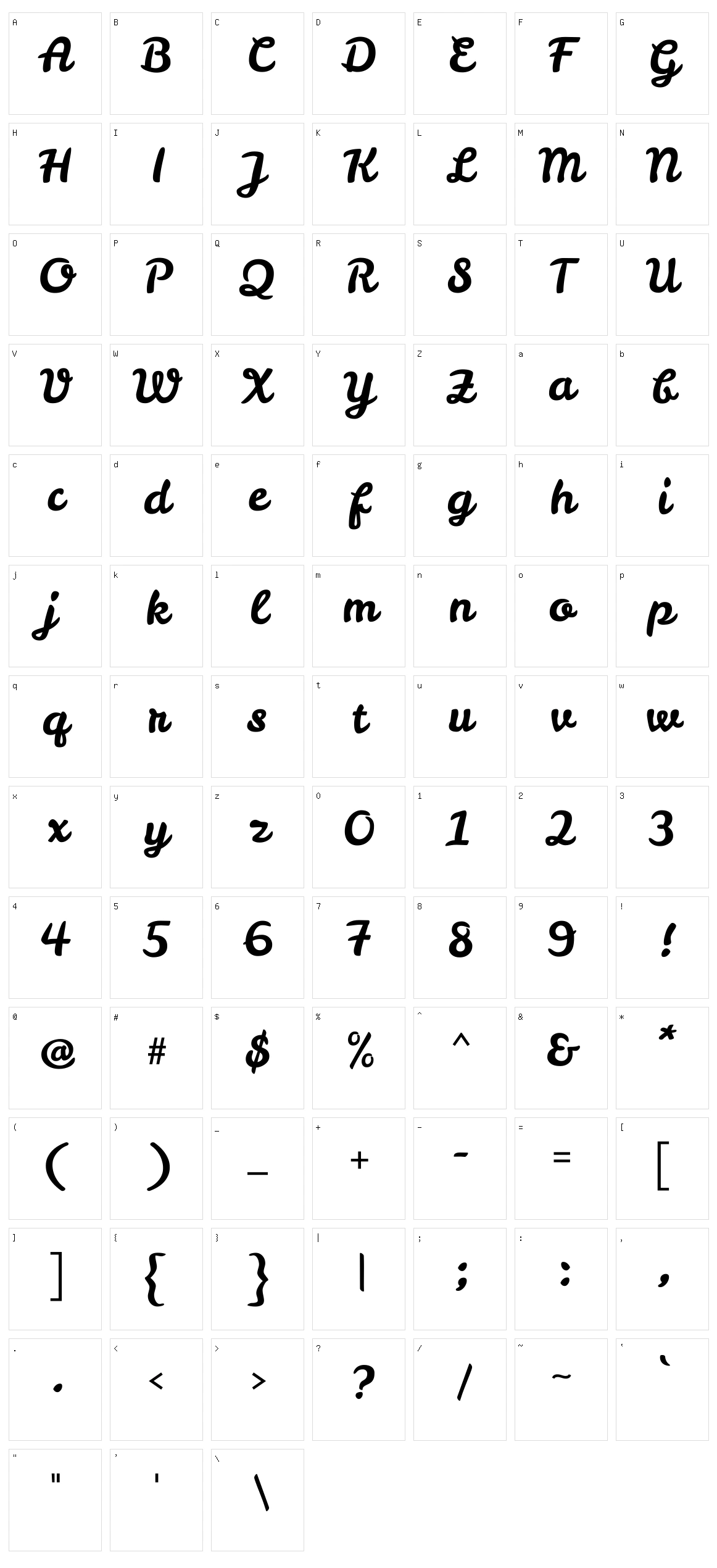 Leckerli one Character Set