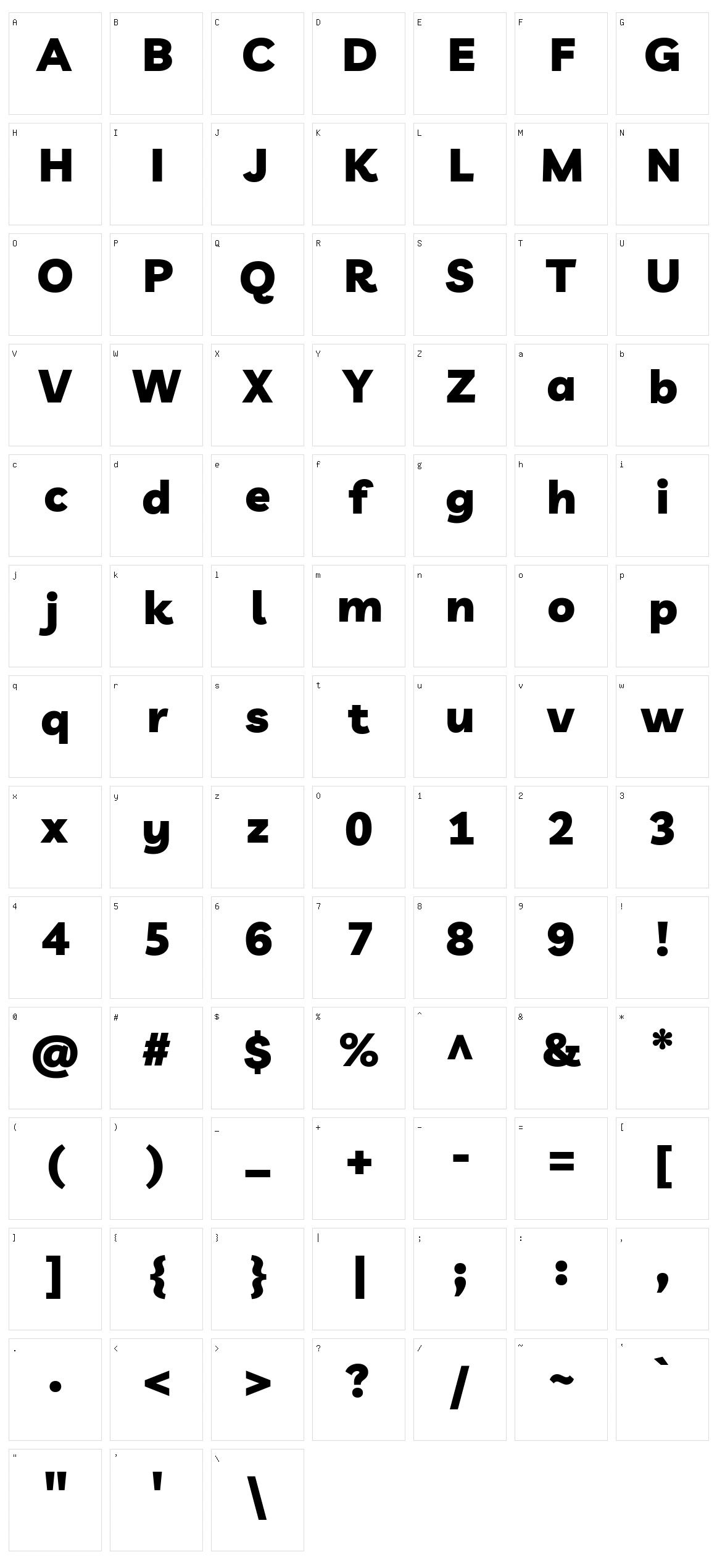 Livvic Character Set