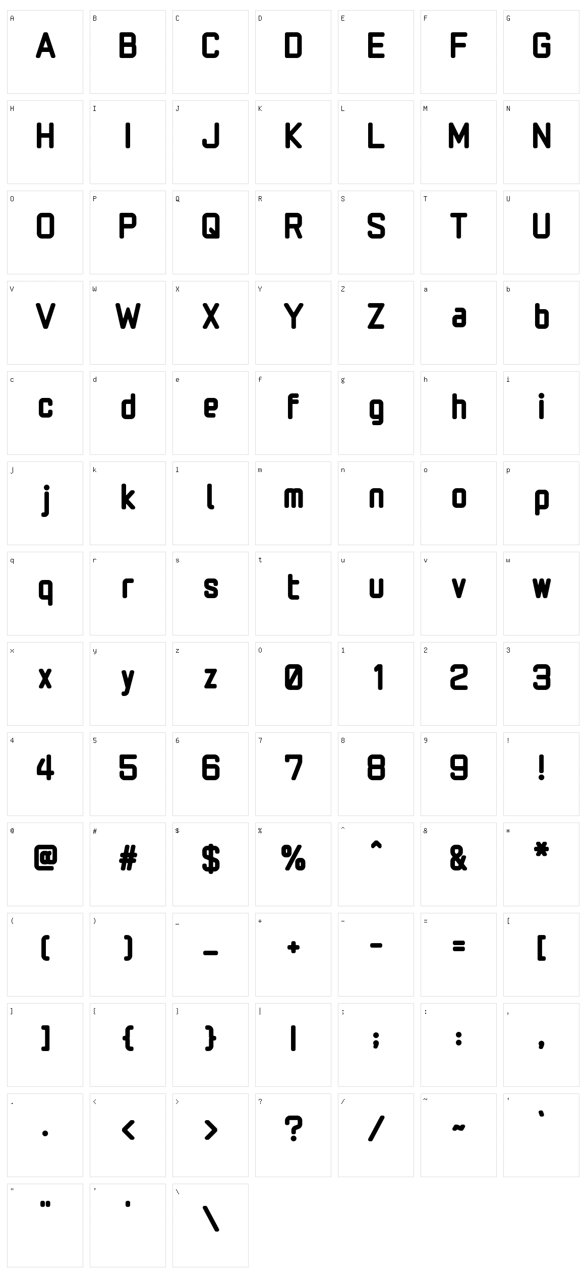 Monomaniac one Character Set