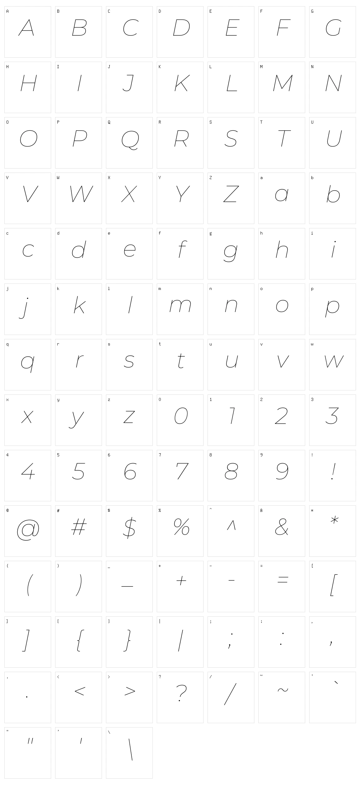 Montserrat Character Set