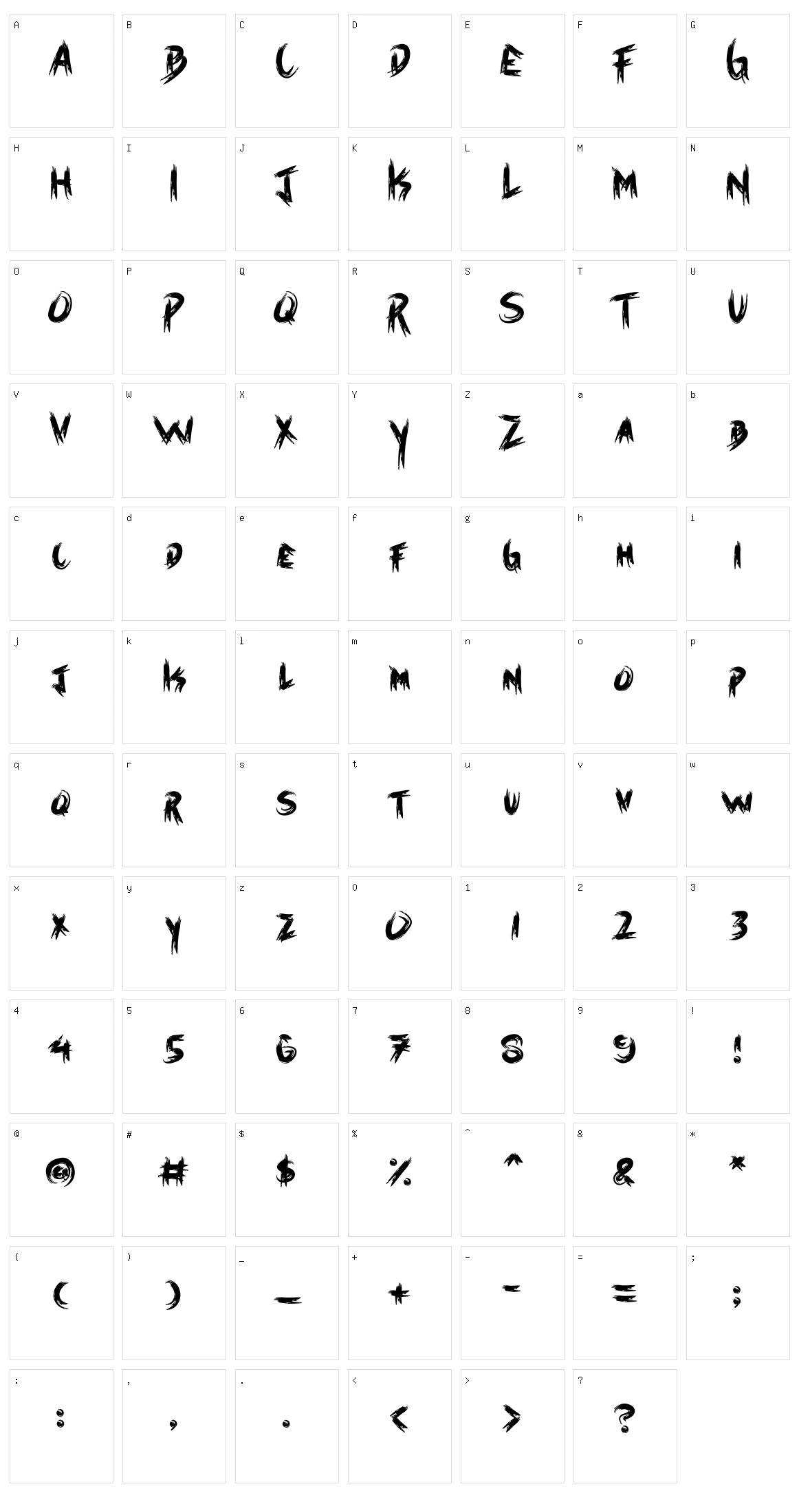 Halloweins Character Set