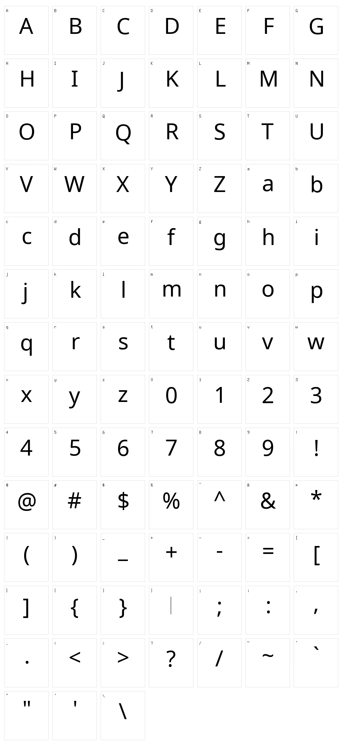 Noto znamenny musical notation Character Set