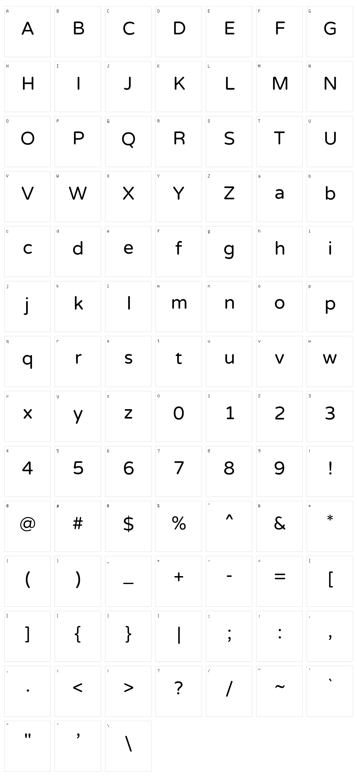 Ntr Character Set