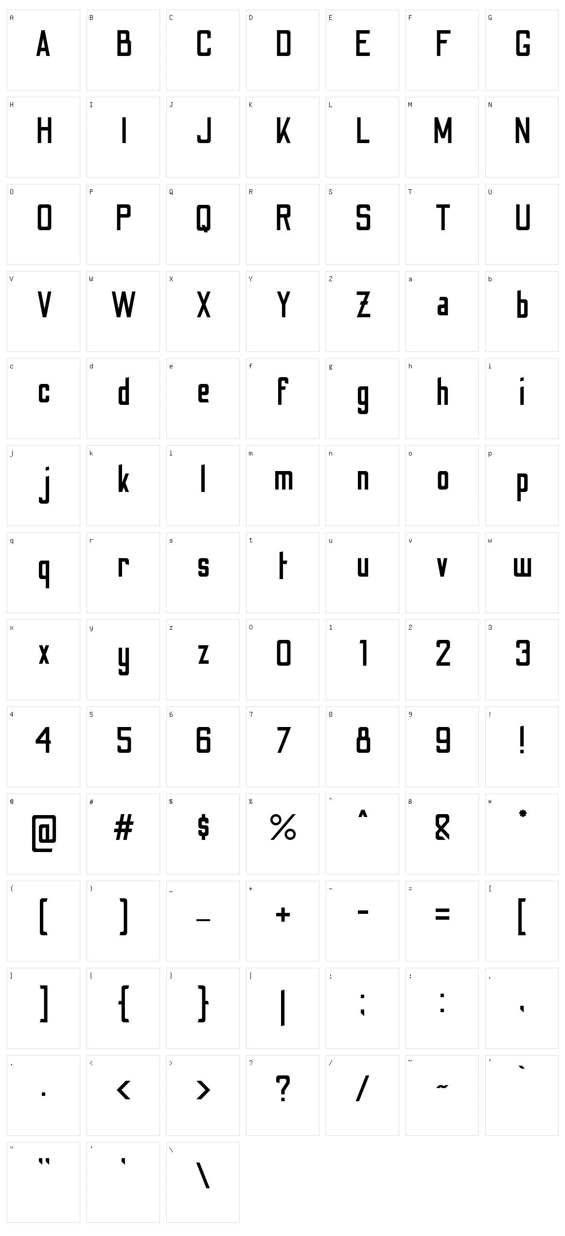 Odibee sans Character Set