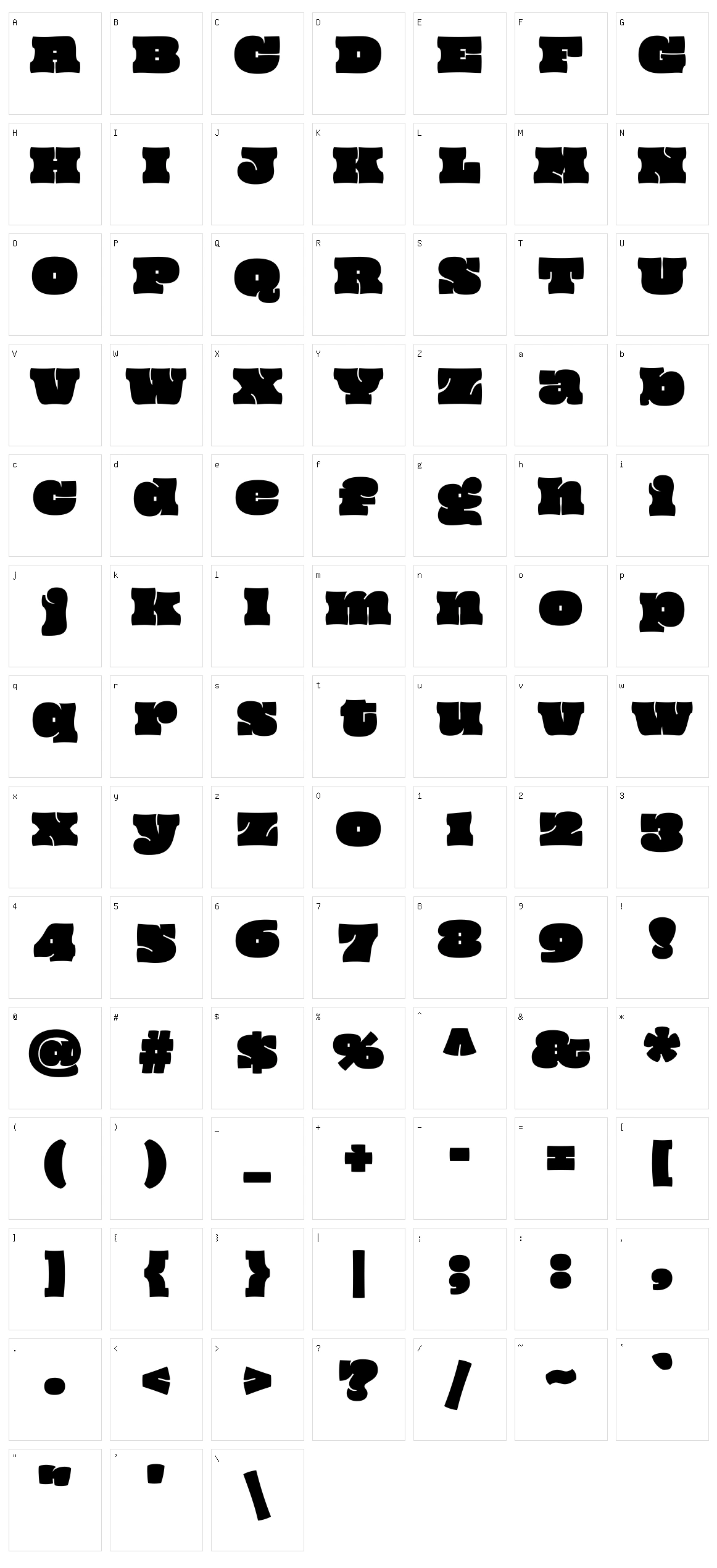 Oi Character Set