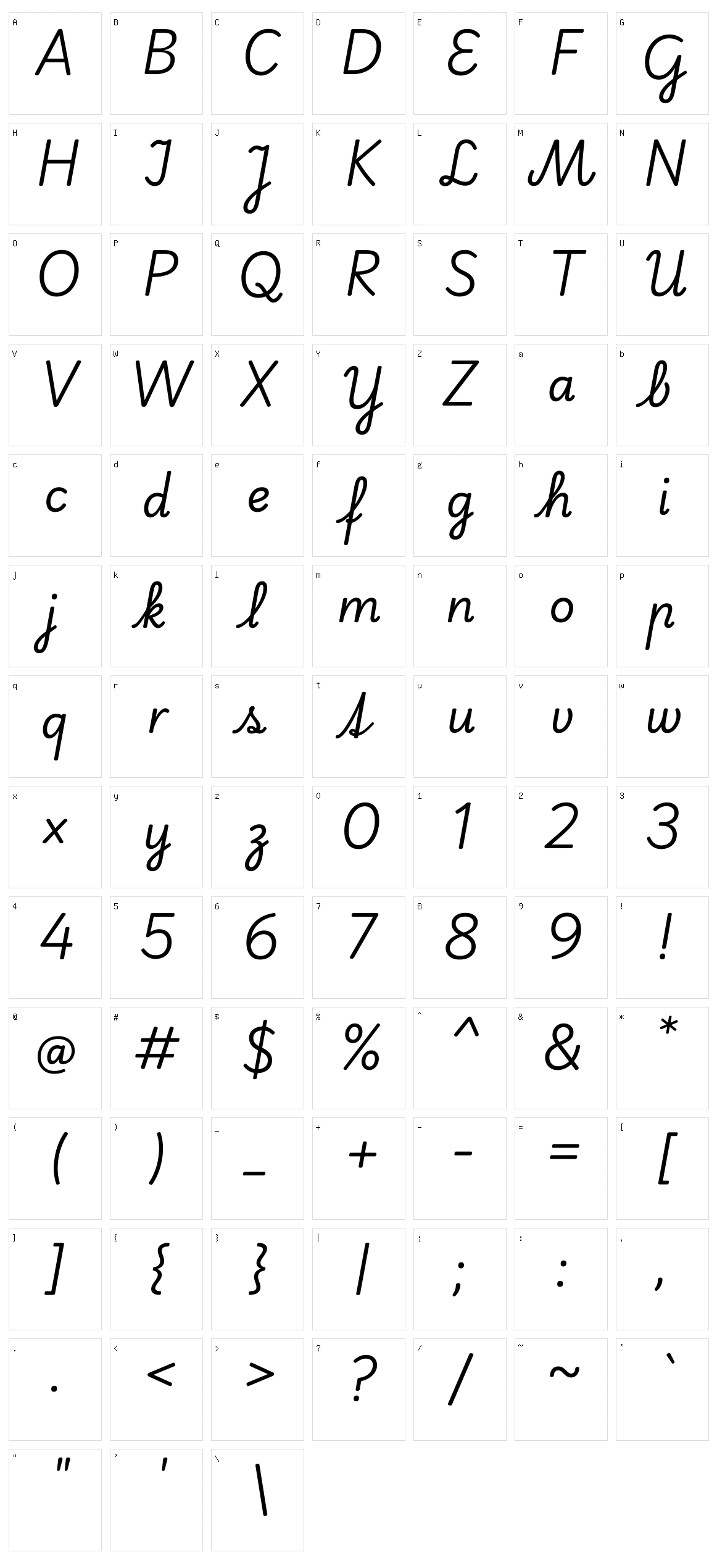 Playwrite de va Character Set