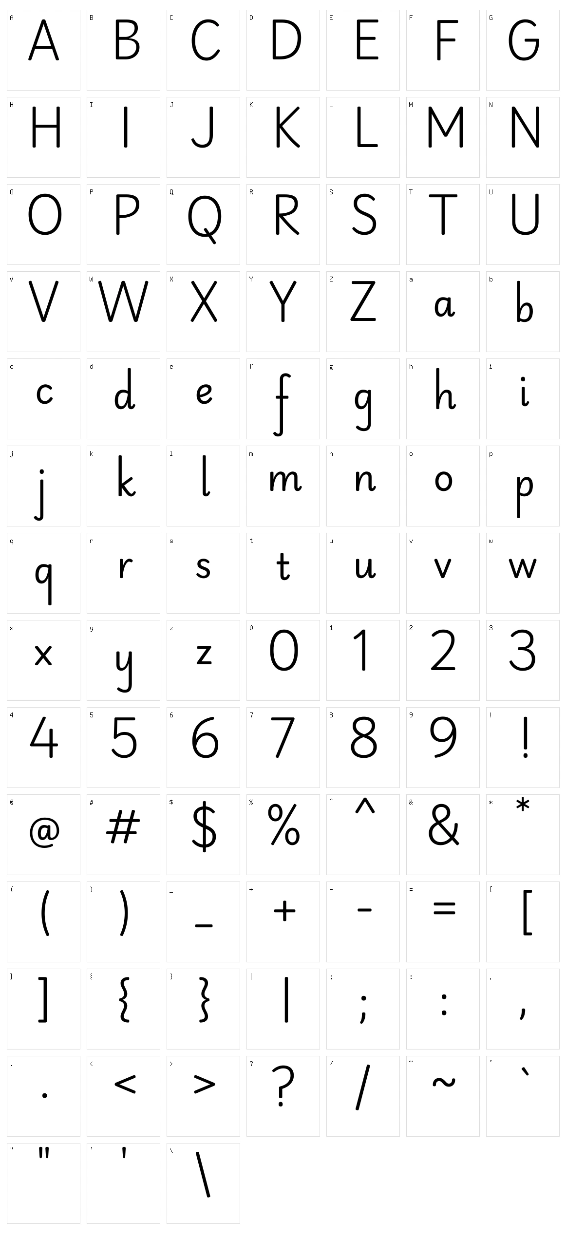 Playwrite fr moderne Character Set