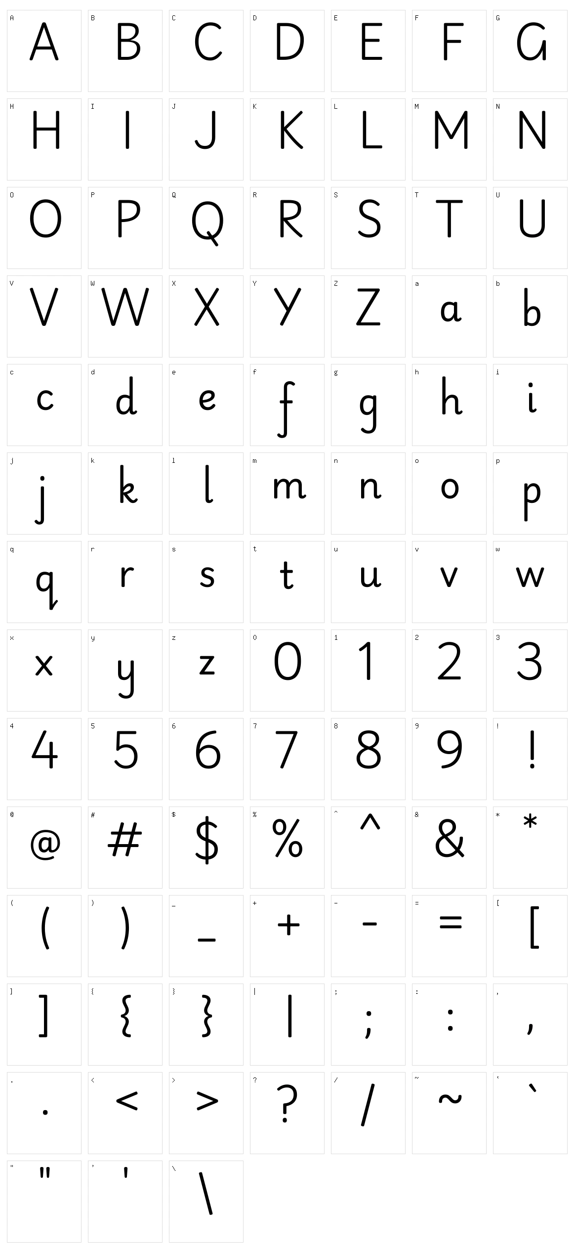 Playwrite ng modern Character Set