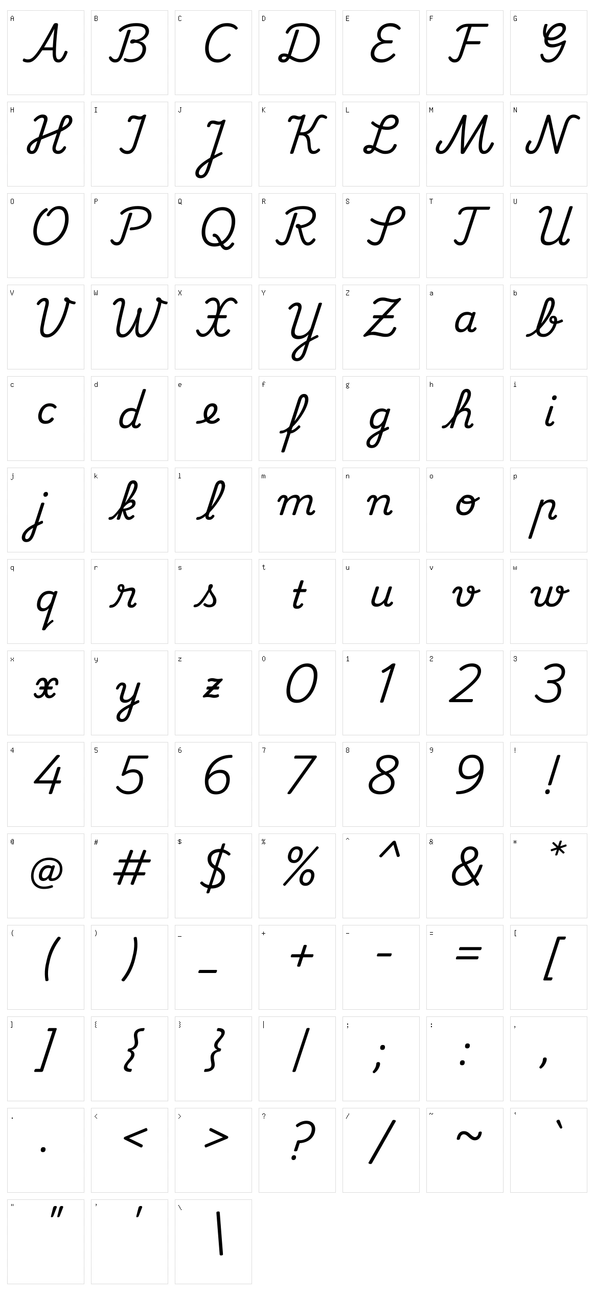 Playwrite ro Character Set