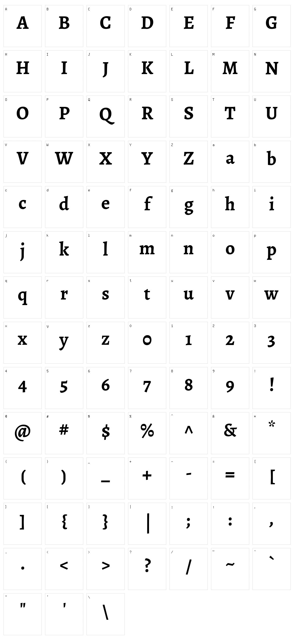 Sahitya Character Set