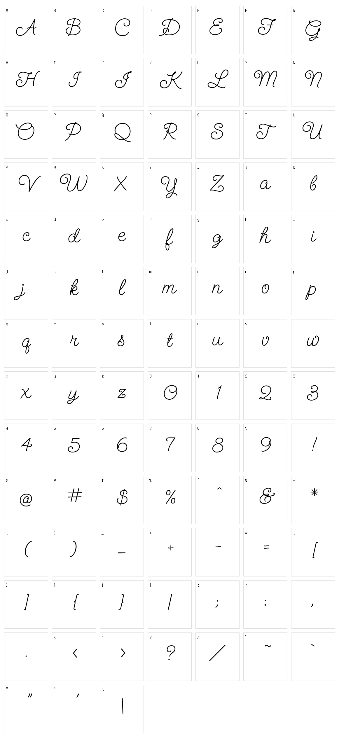 Send flowers Character Set