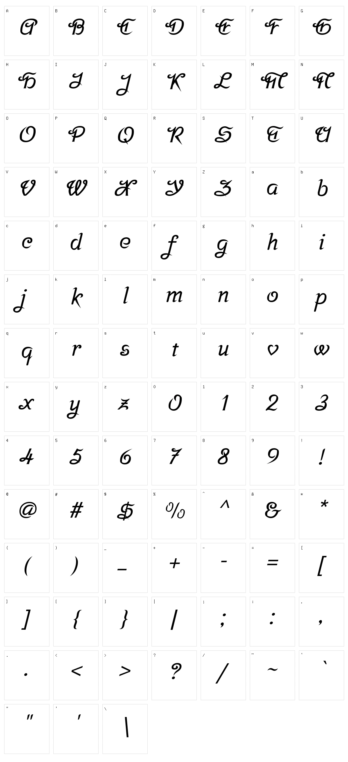 Srisakdi Character Set