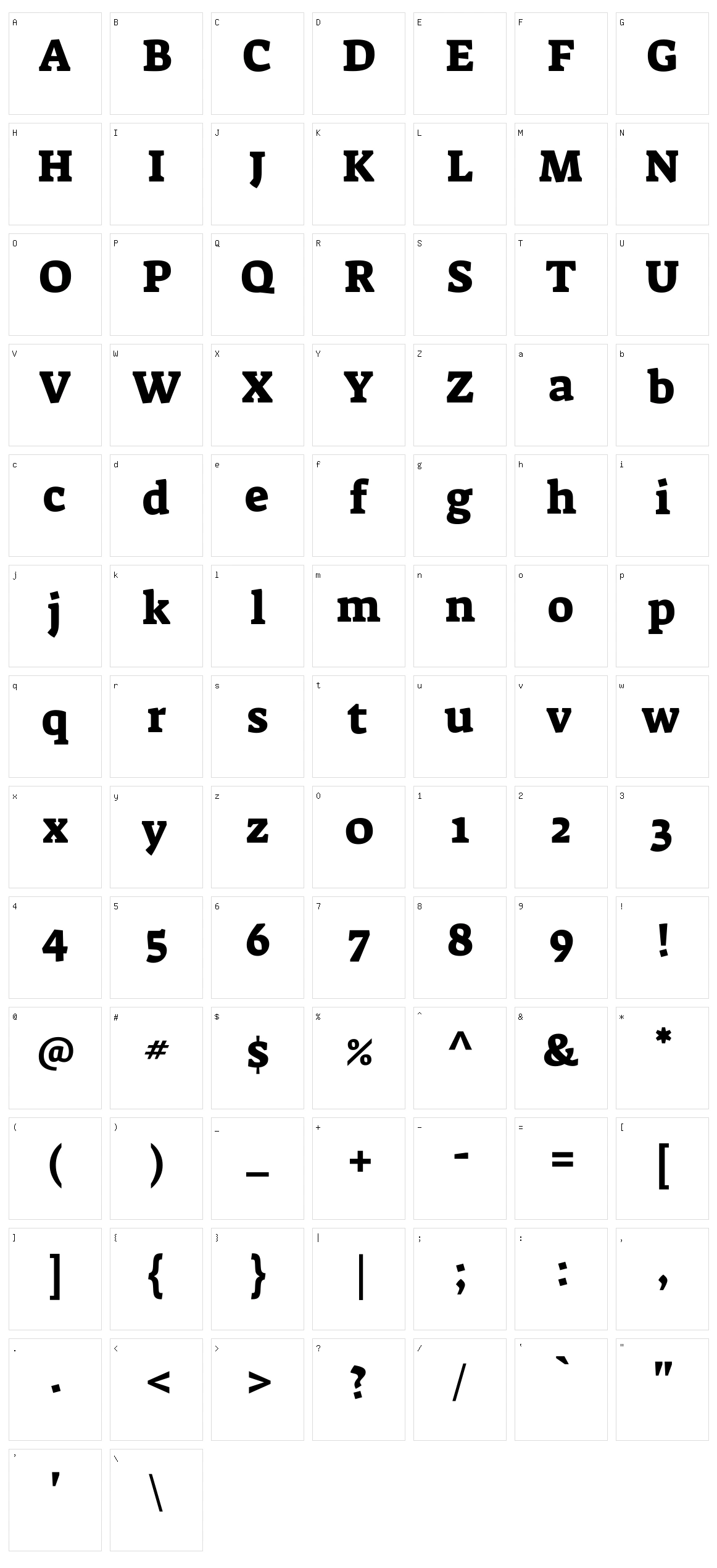 Suez one Character Set