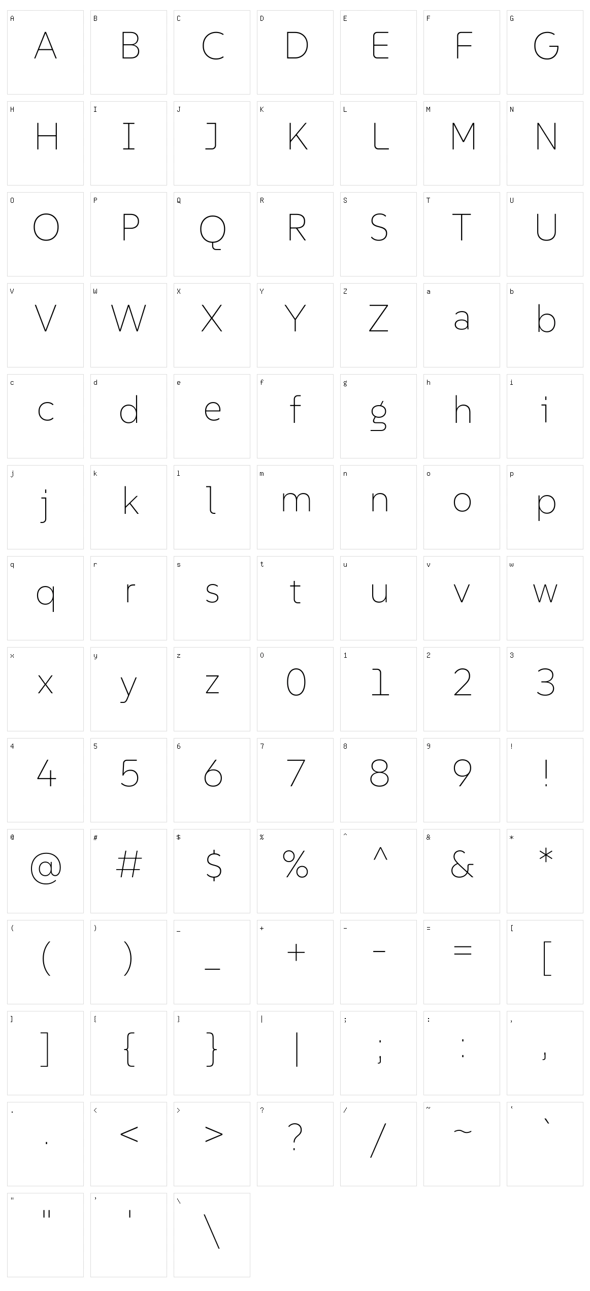 Suse Character Set