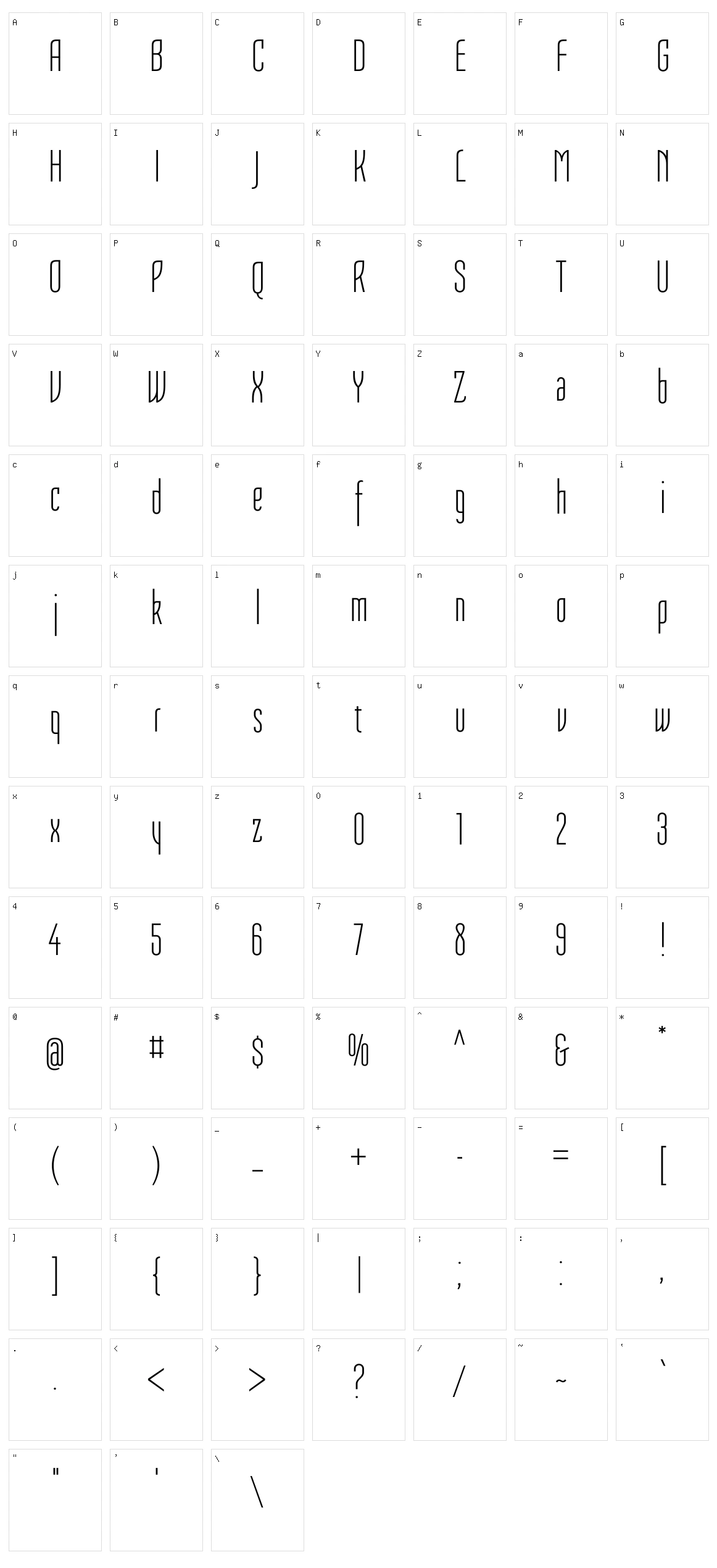 Tulpen one Character Set