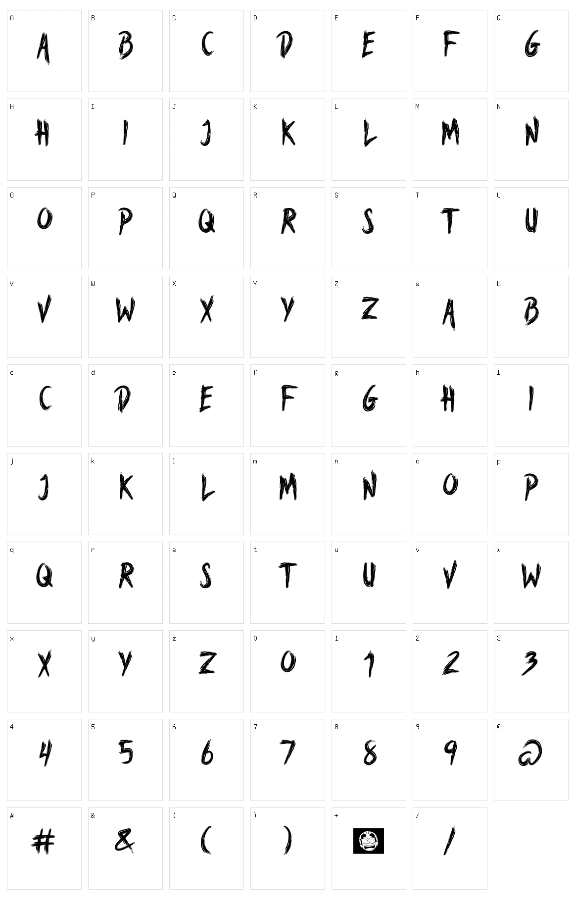 A Voice Liberty Character Set