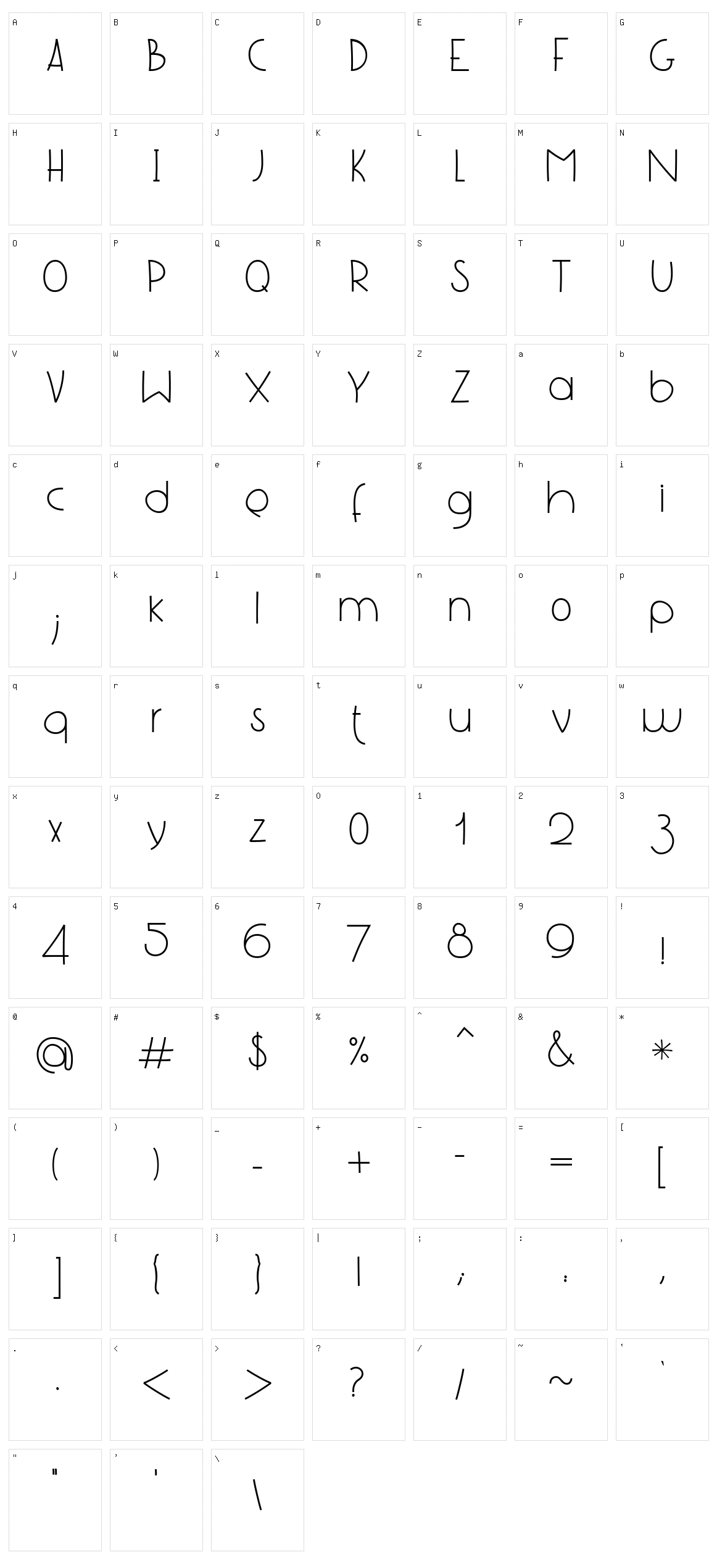 Vibes Character Set