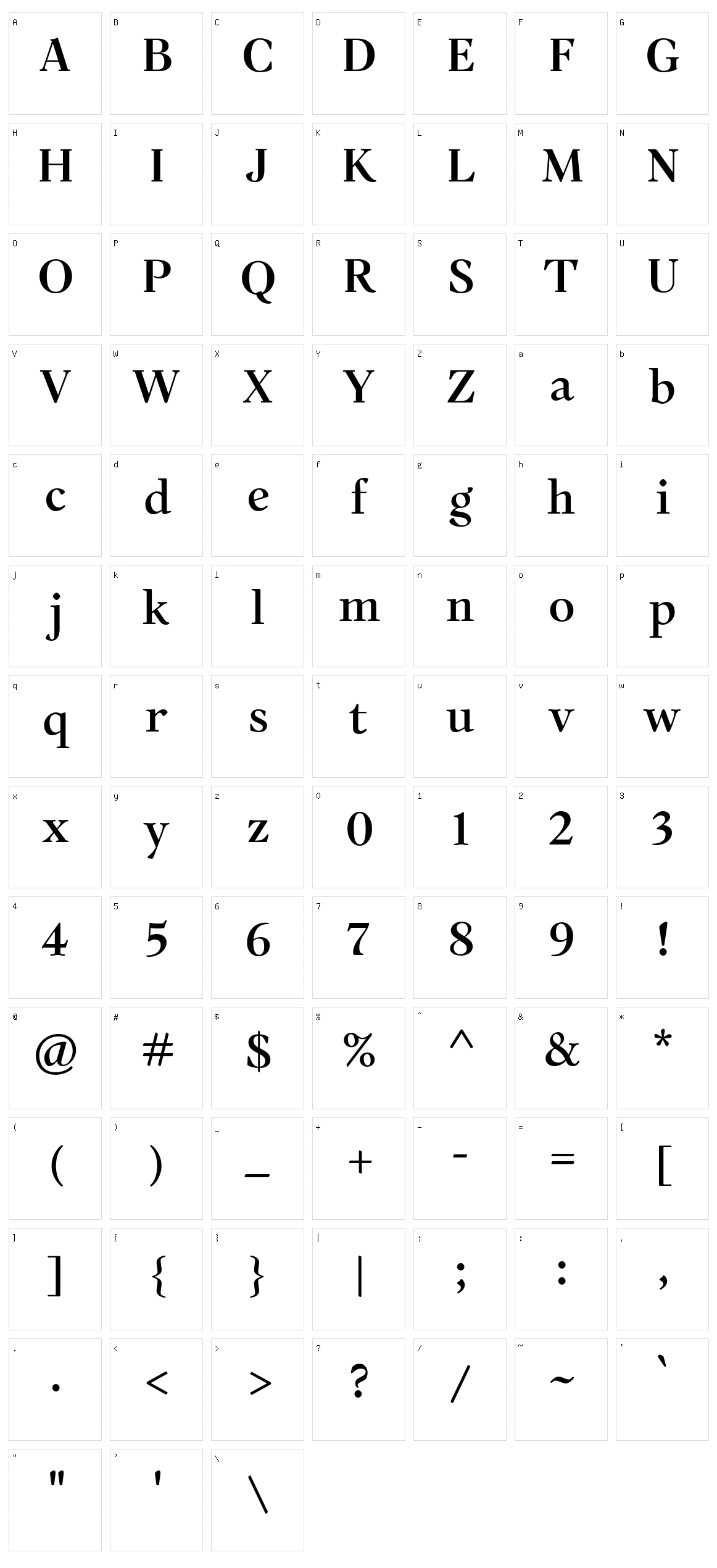 Monomakh Character Set