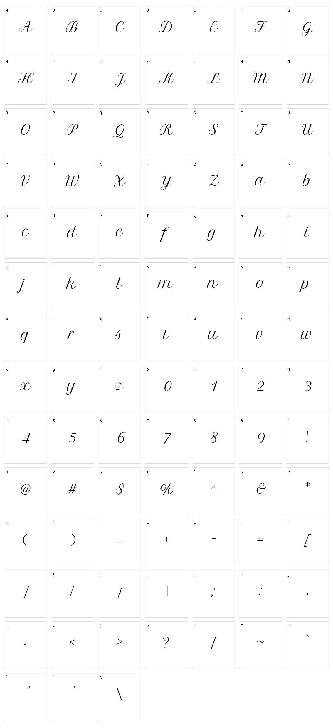 Sirivennela Character Set