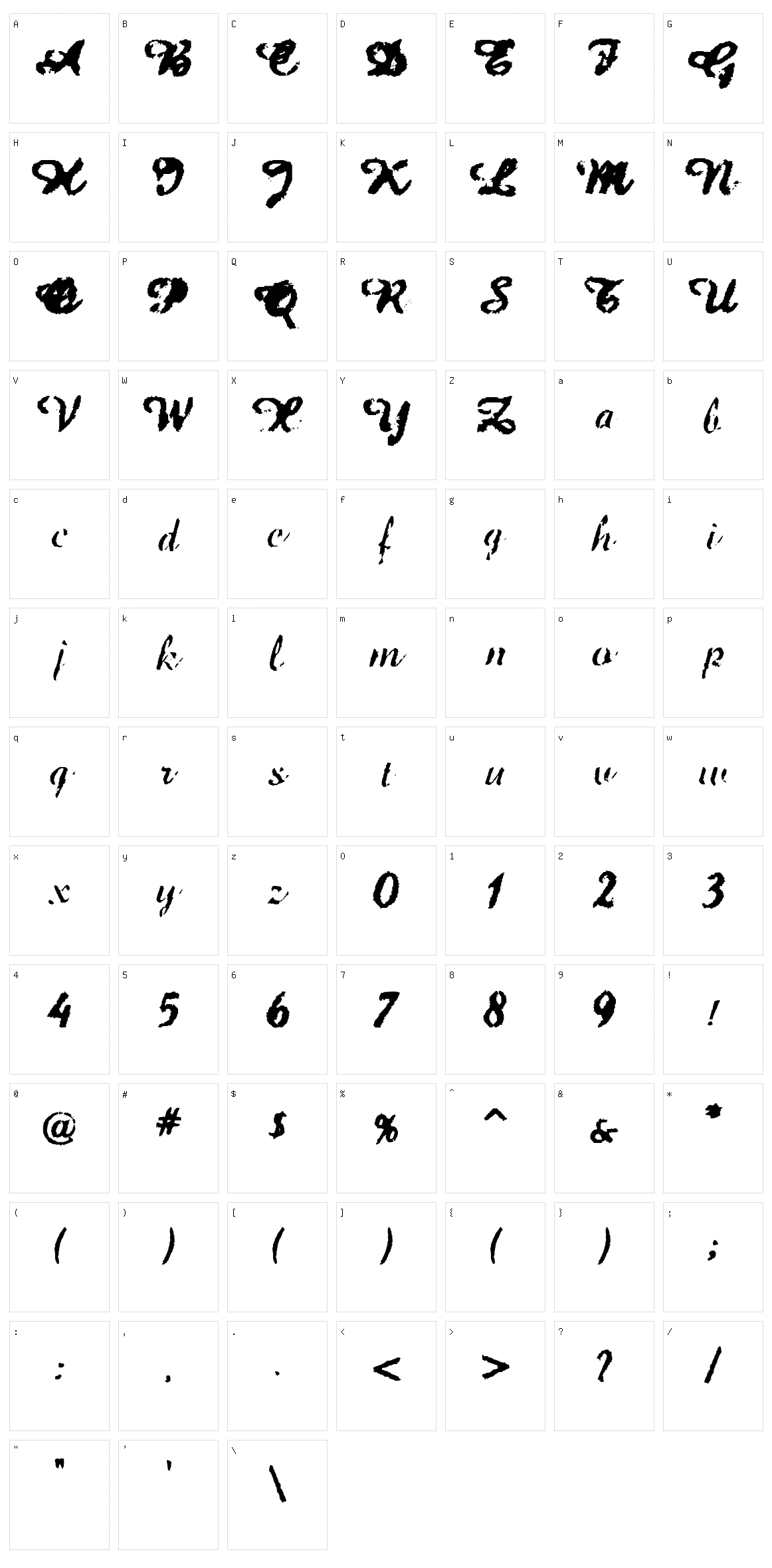 Jet Plane Character Set