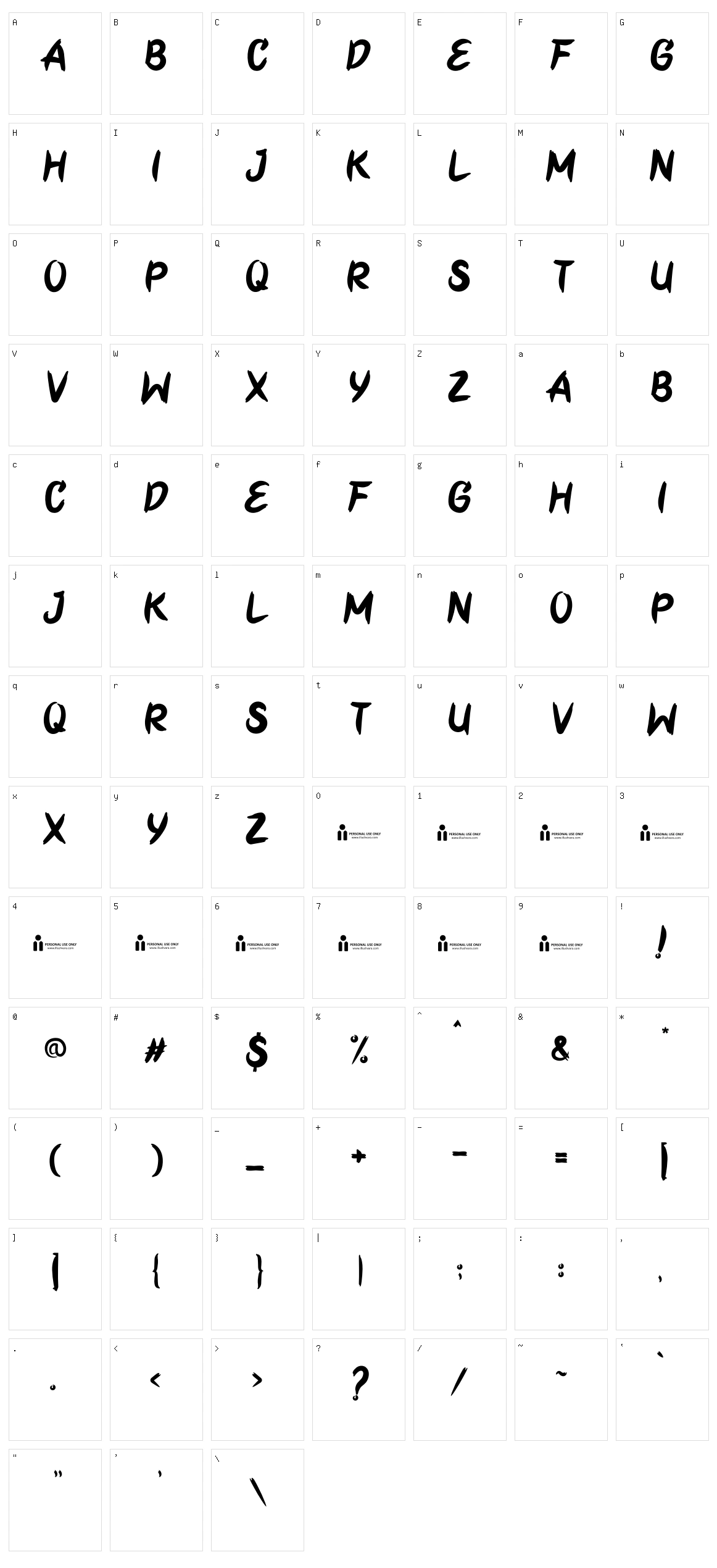 Yellow Pumpkin Character Set