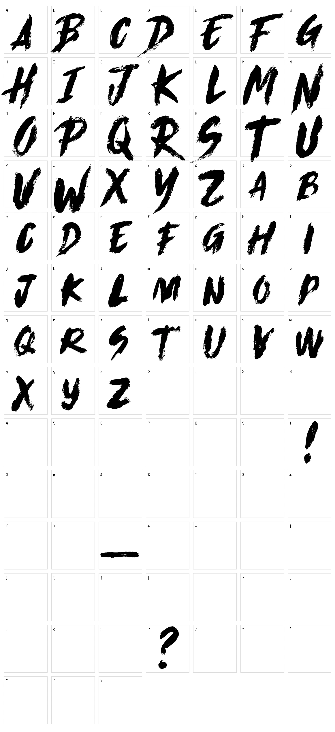 Eclipse Character Set