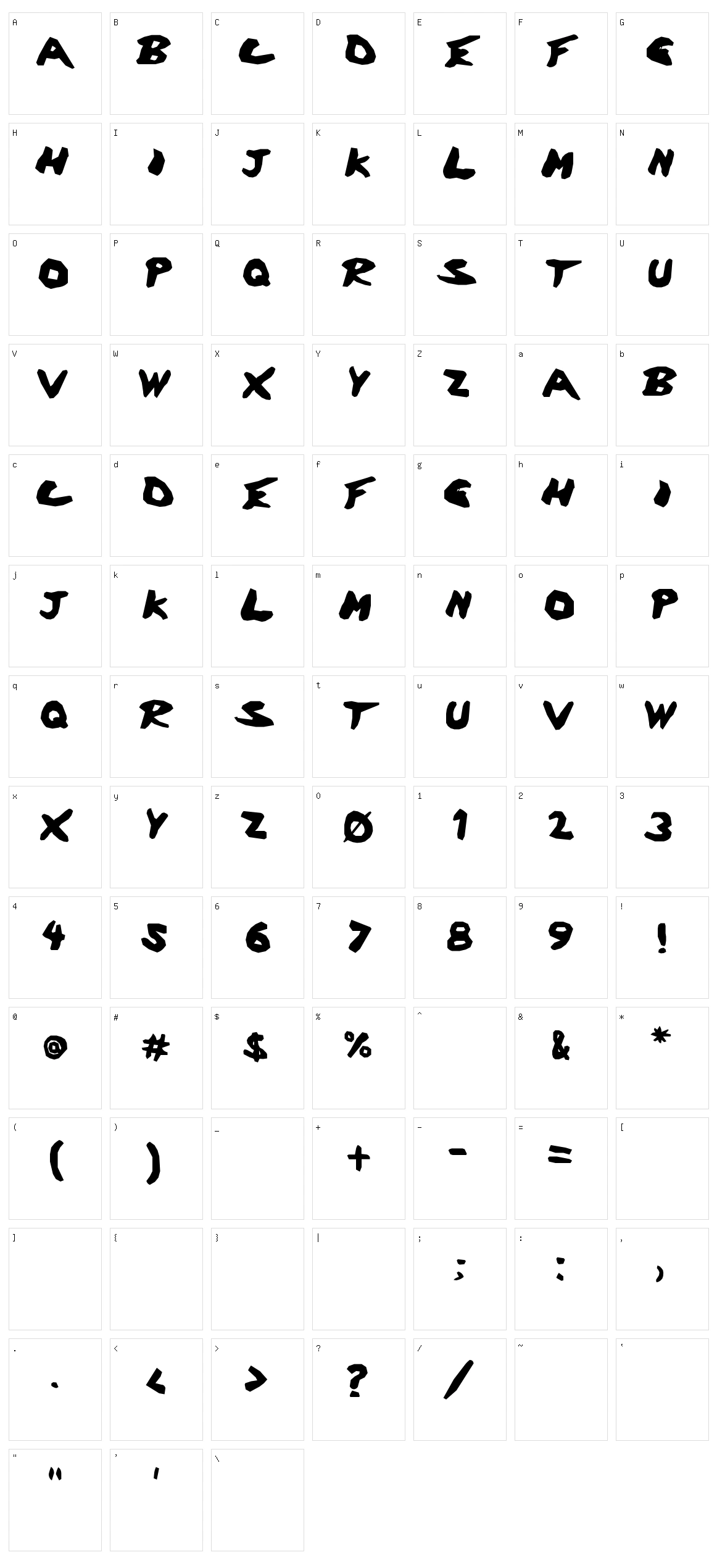 Discharge Character Set