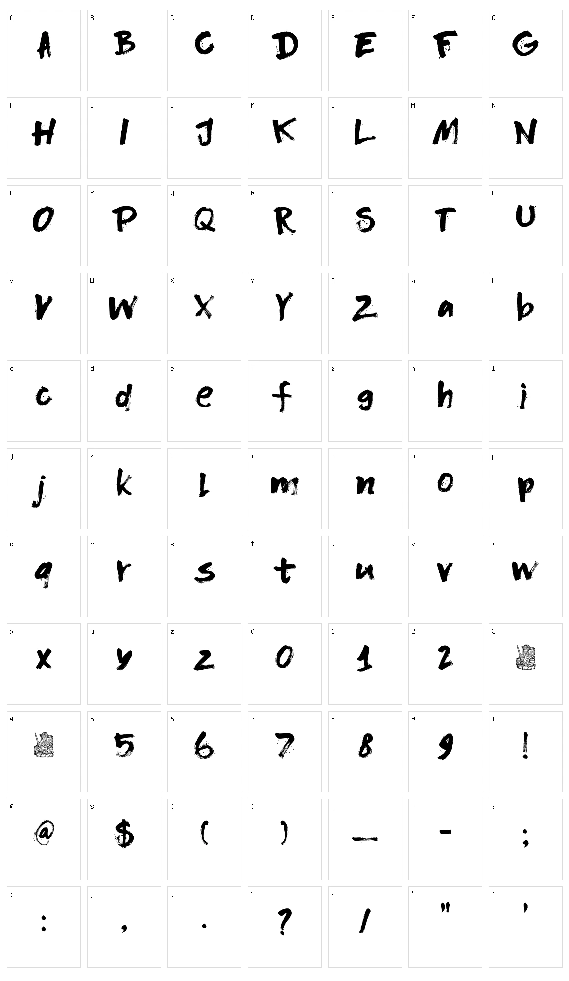 DK Flagellum Dei Character Set