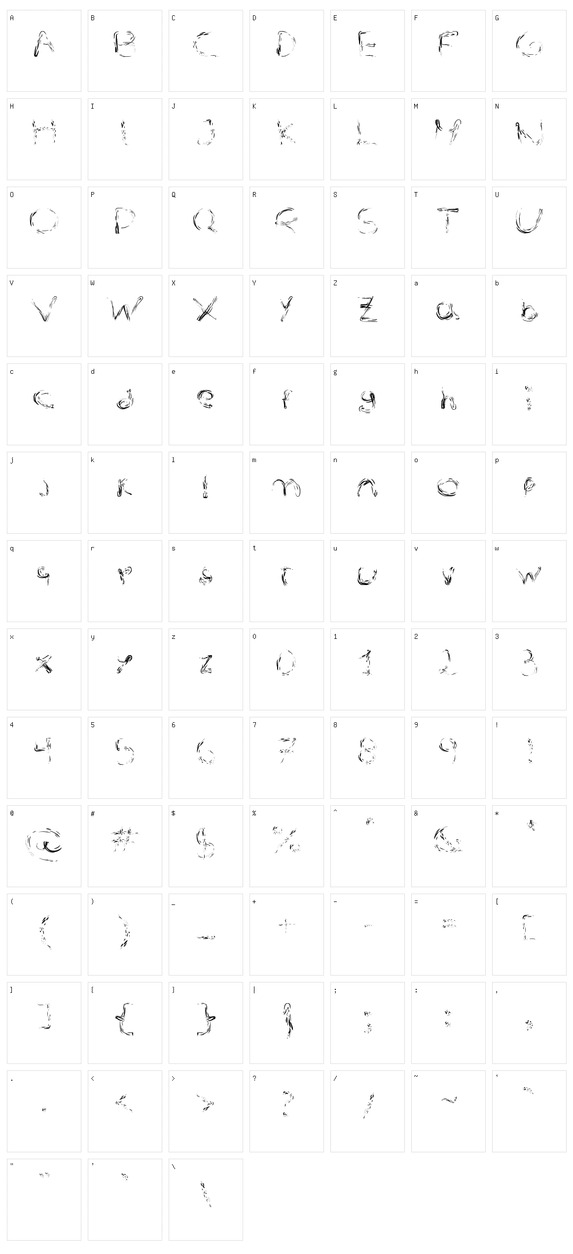 Untimately Character Set