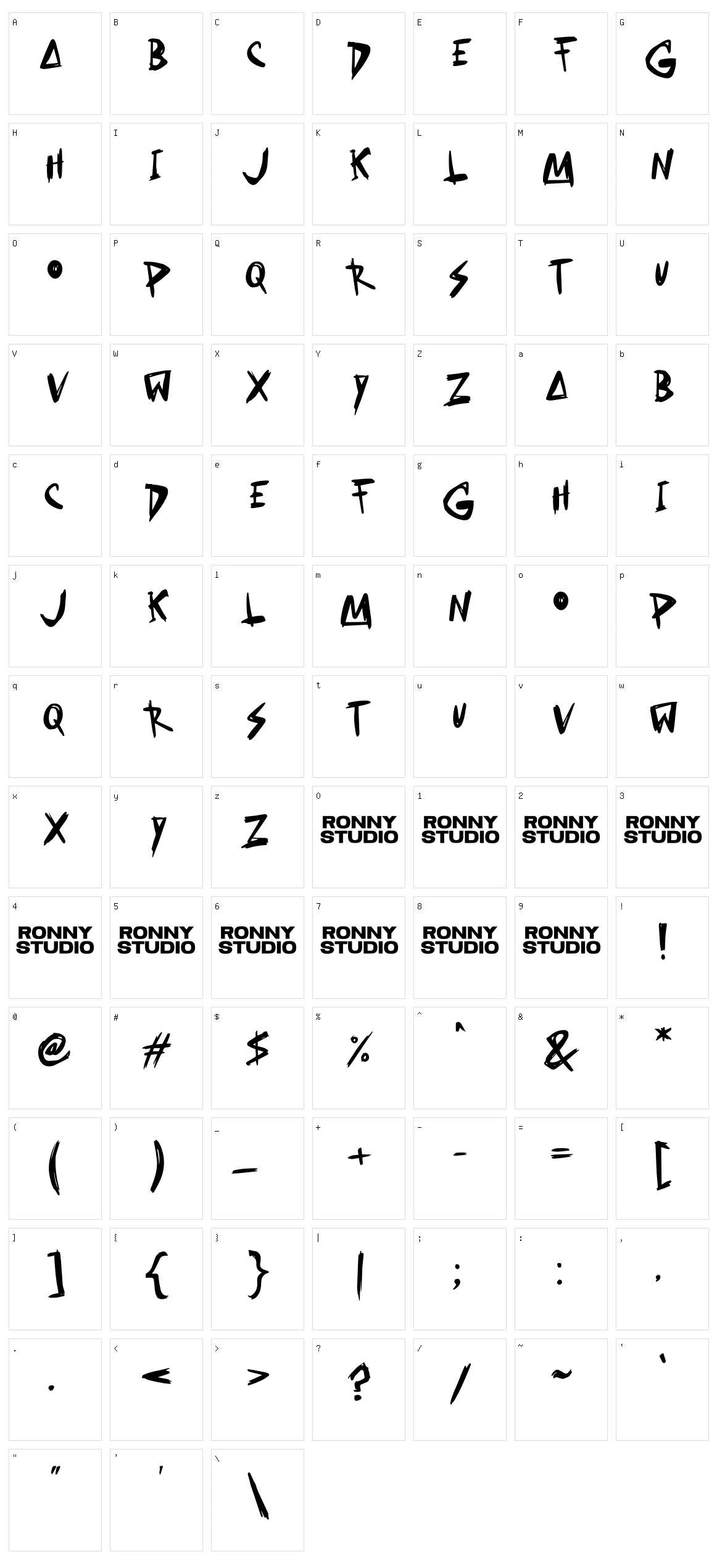 Browess Sovar Character Set