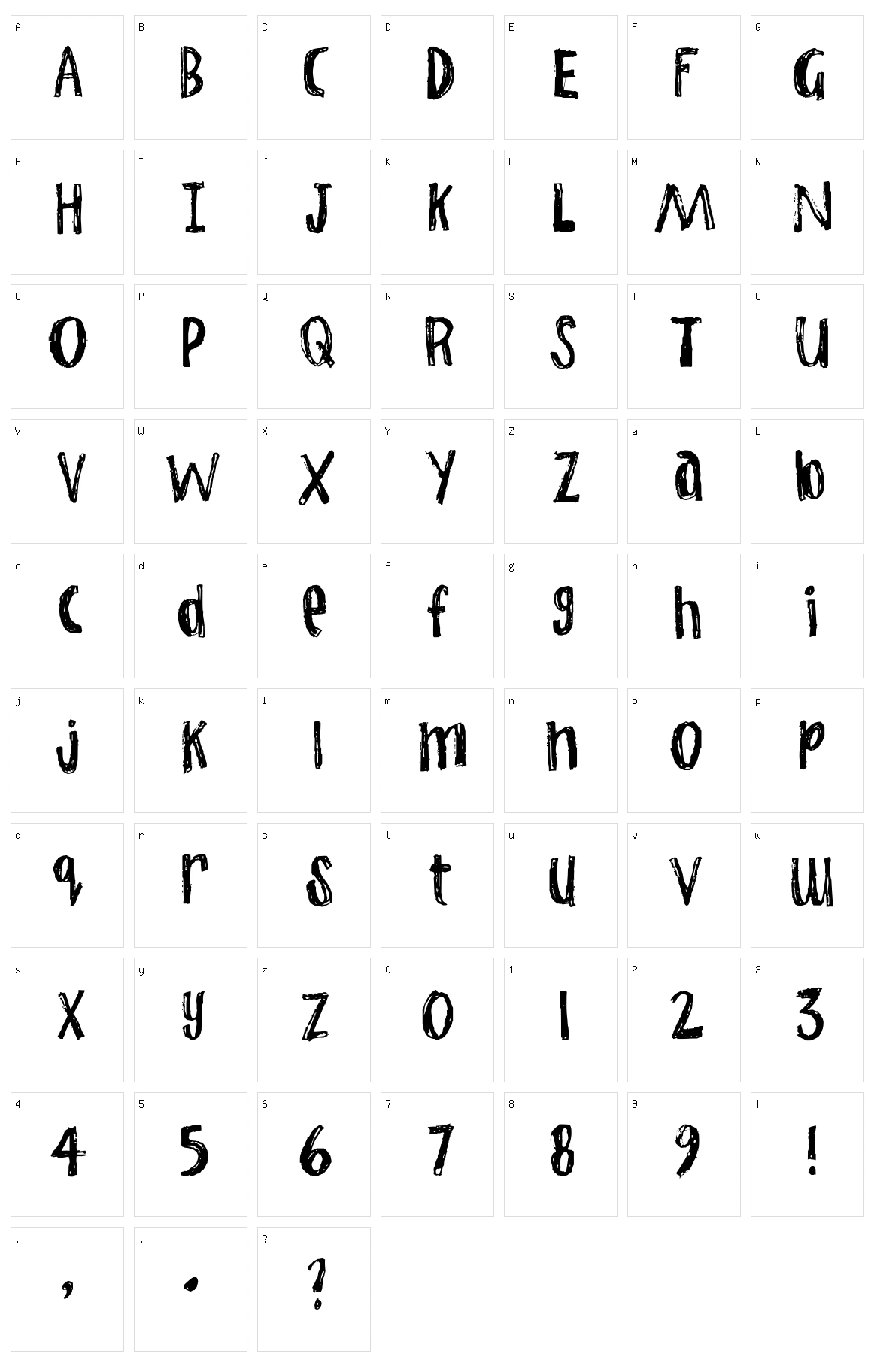 Jump Start Character Set