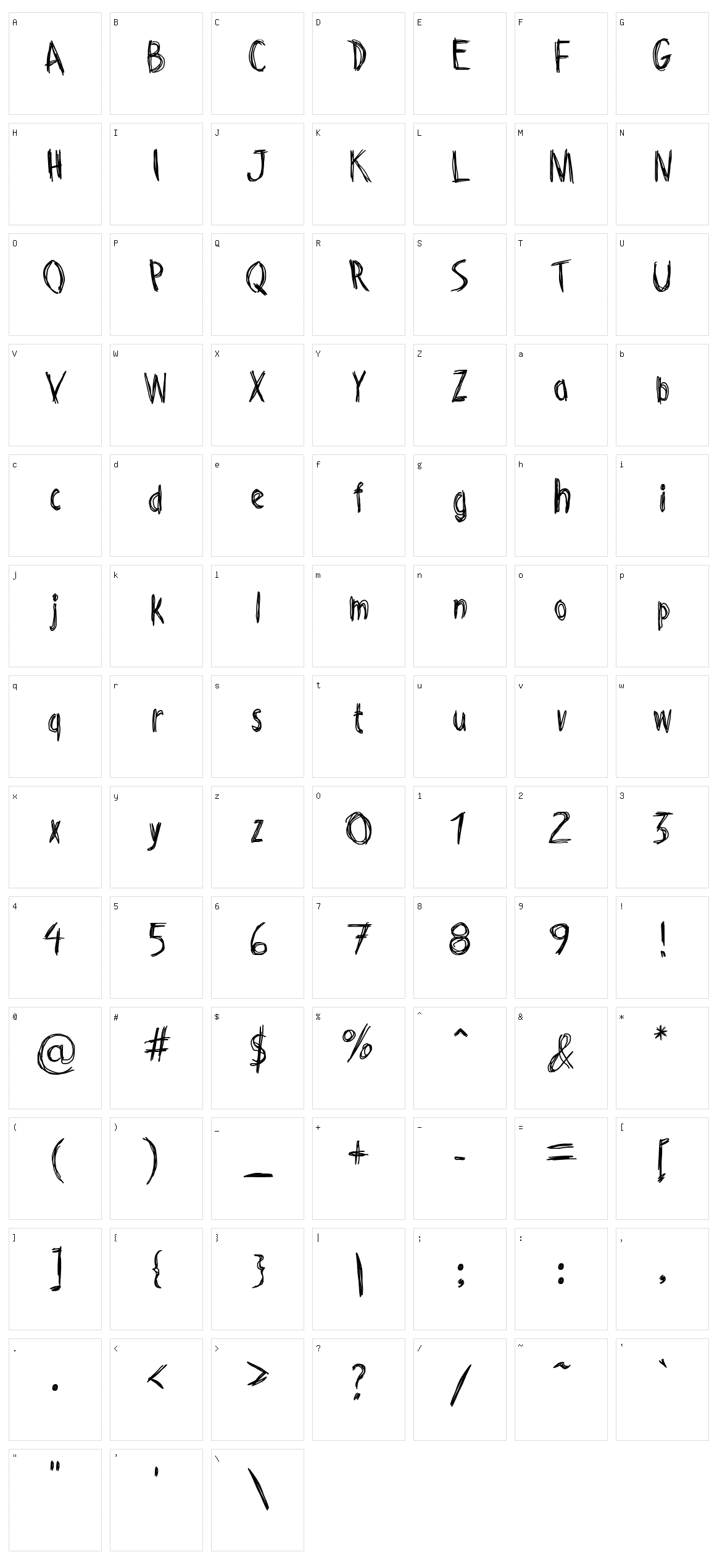 Riscada Doodle Character Set