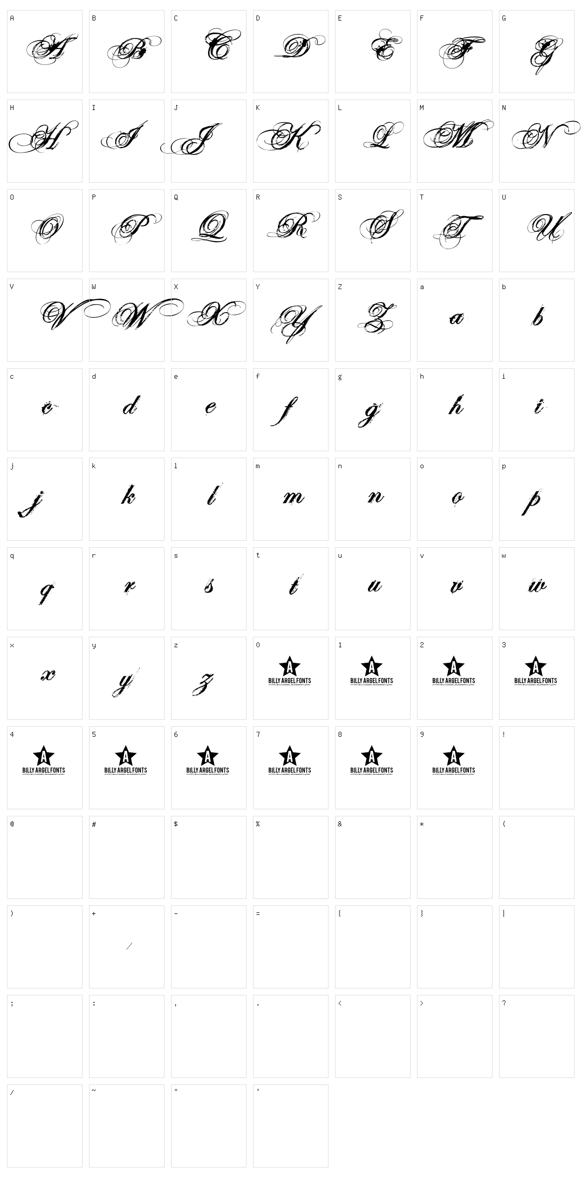 Sweet Correction Roth Character Set