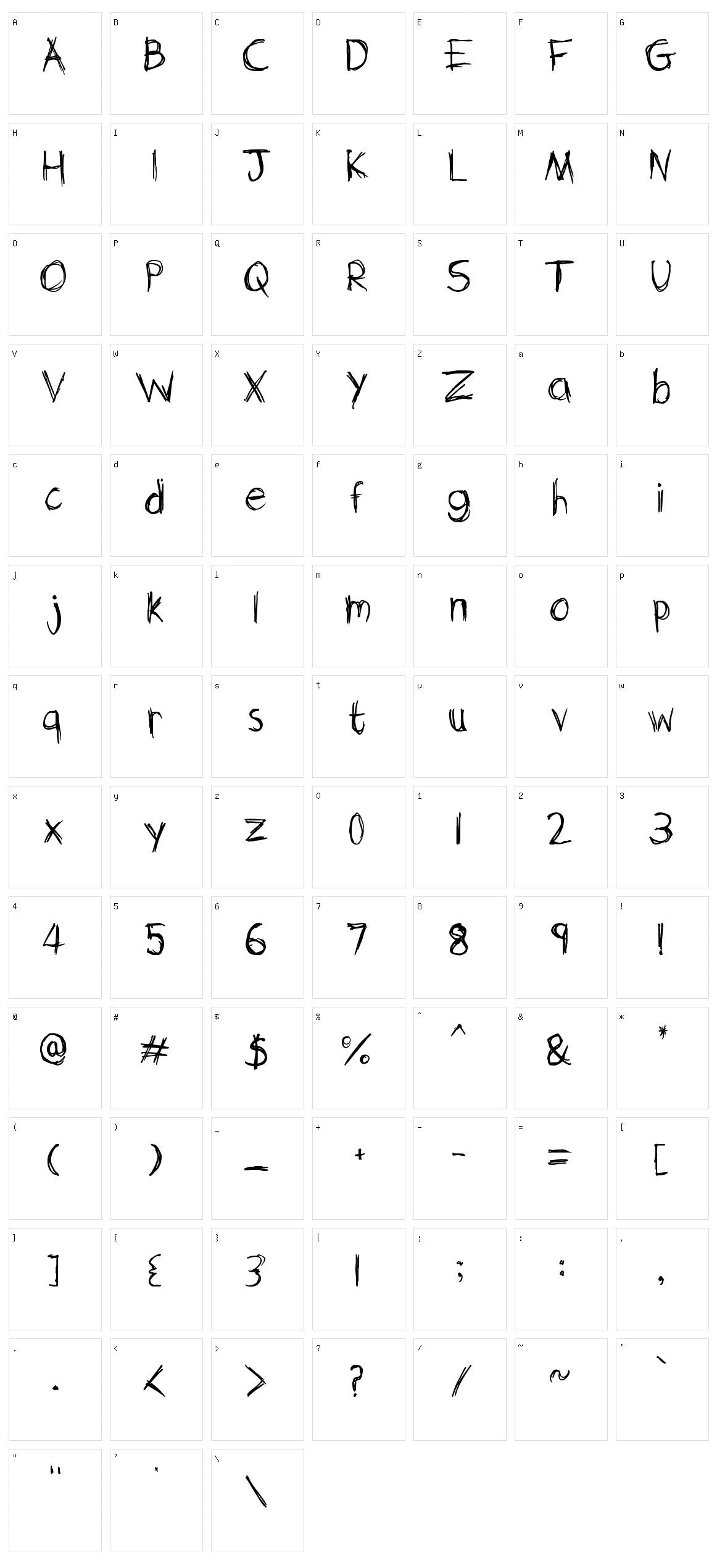 Sketchit Means Sketchit Character Set