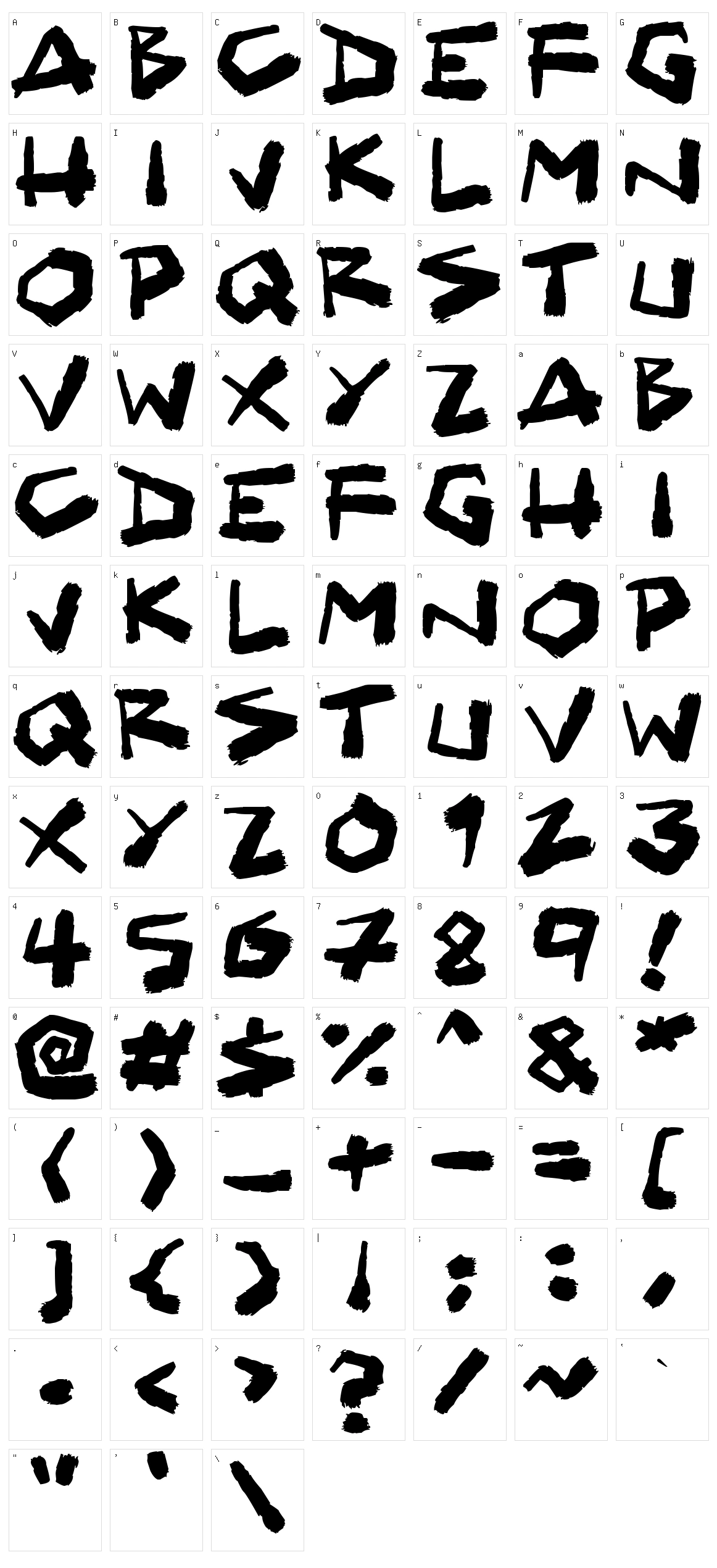 Crazy Guy Character Set